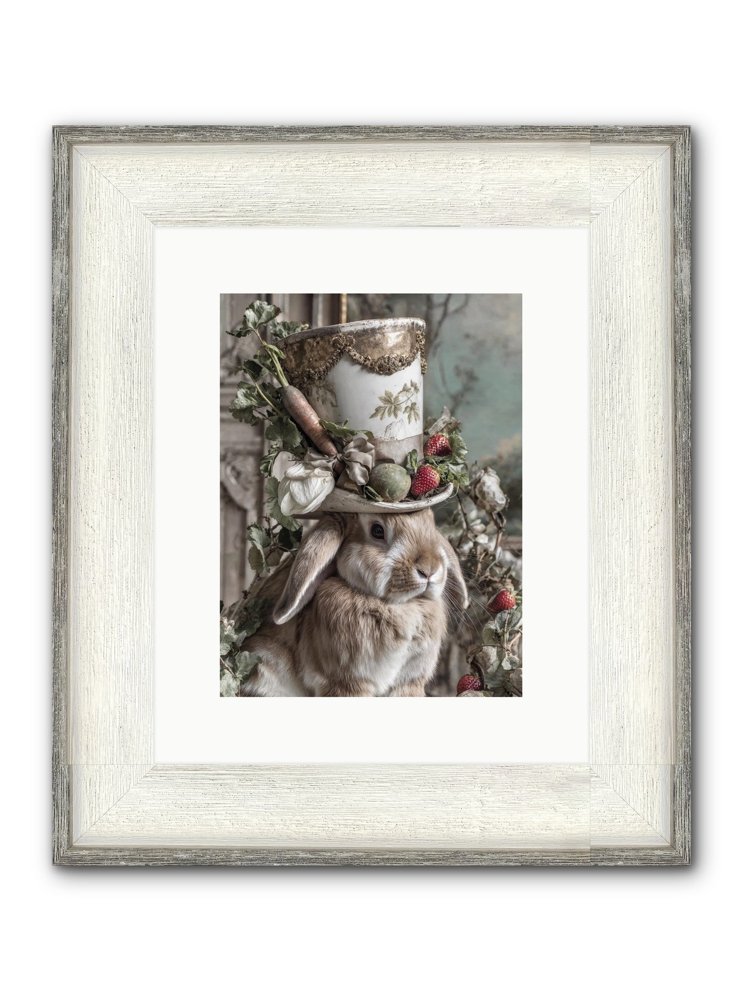 The Briar Prince Framed Print - Driftwood White 9x12