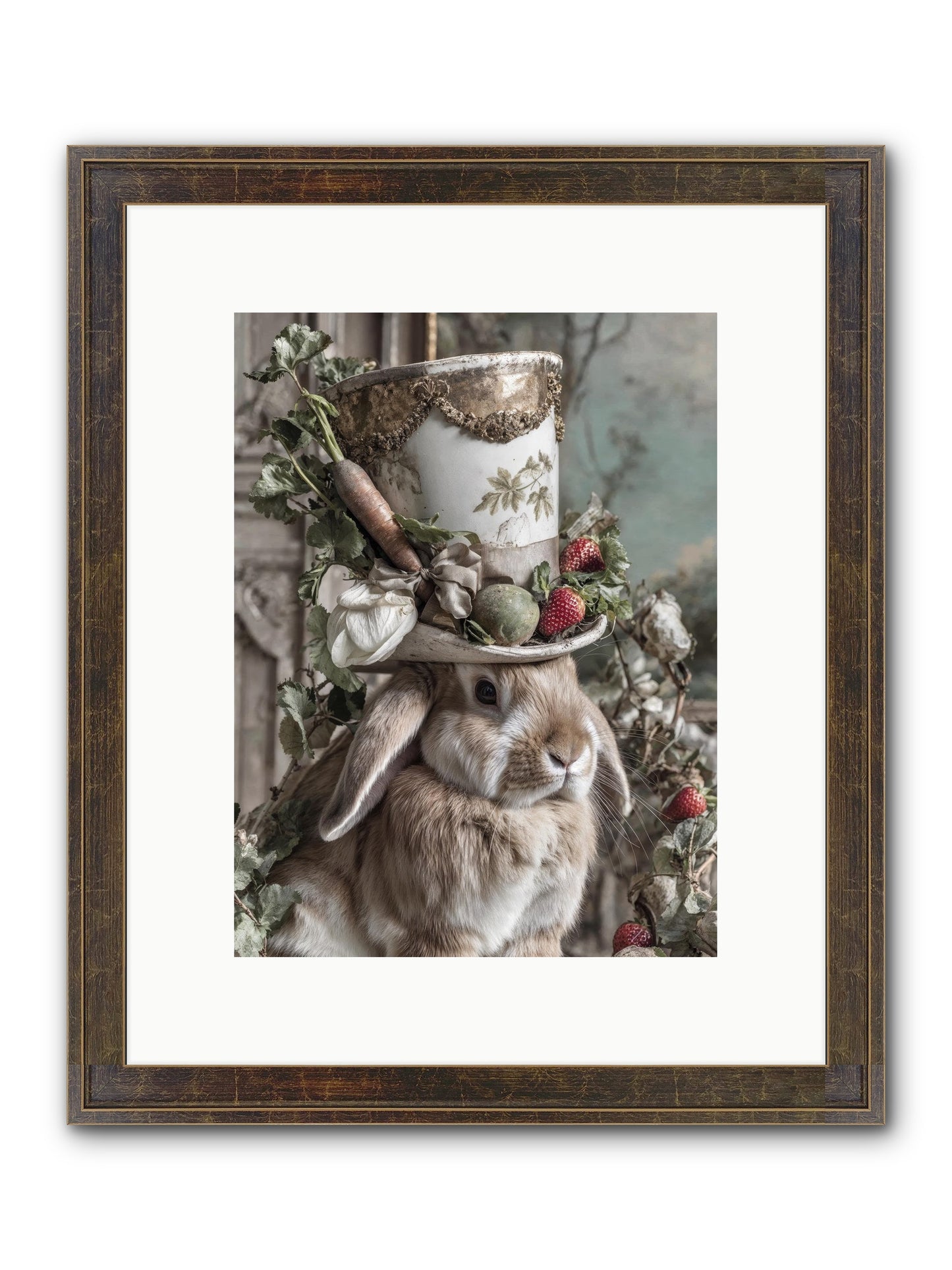 The Briar Prince Framed Print - Slimwoods Black/Gold 9x12