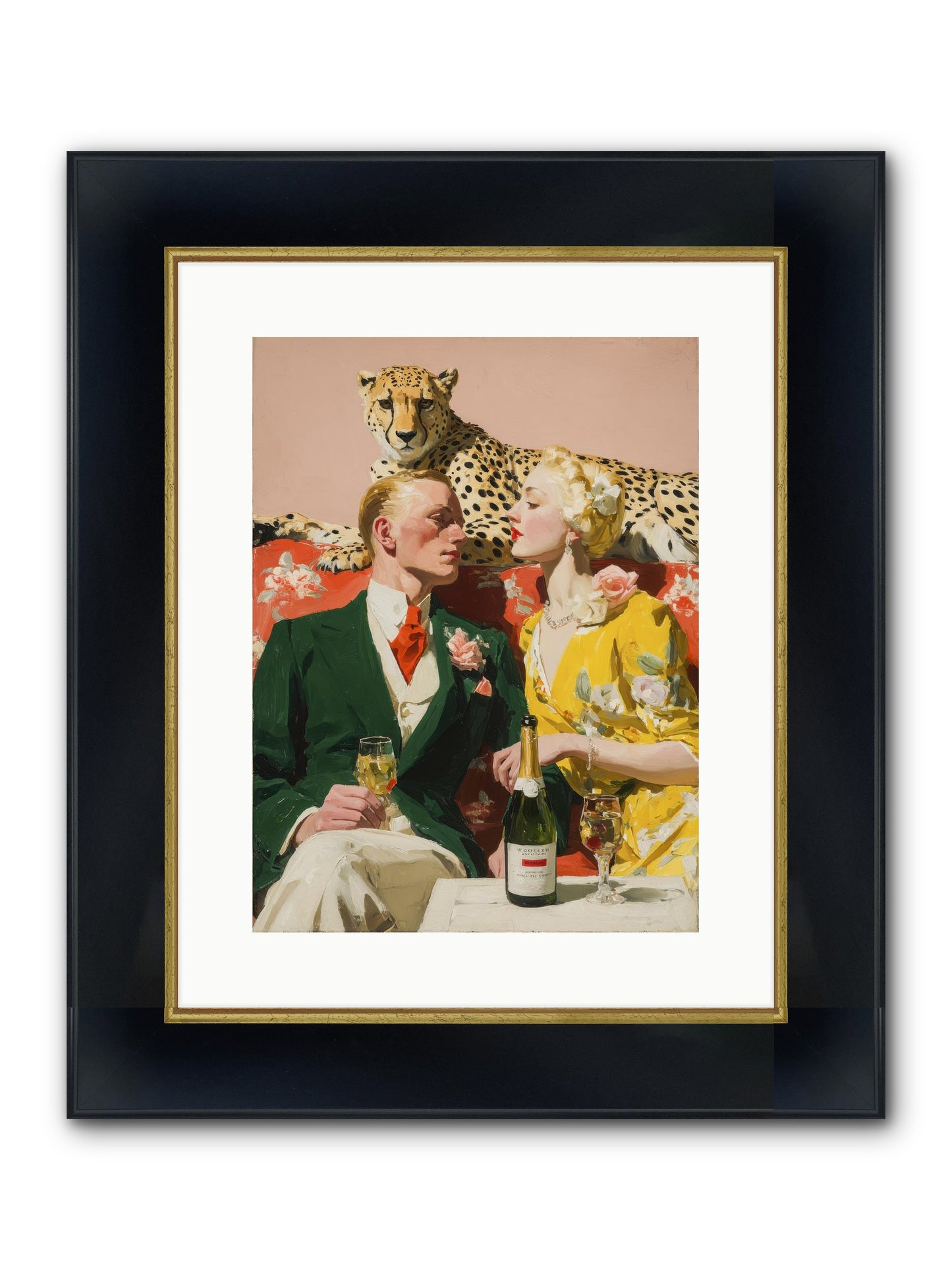 The Bright Side Of February Framed Print - Wide Black w/Gold 12x16