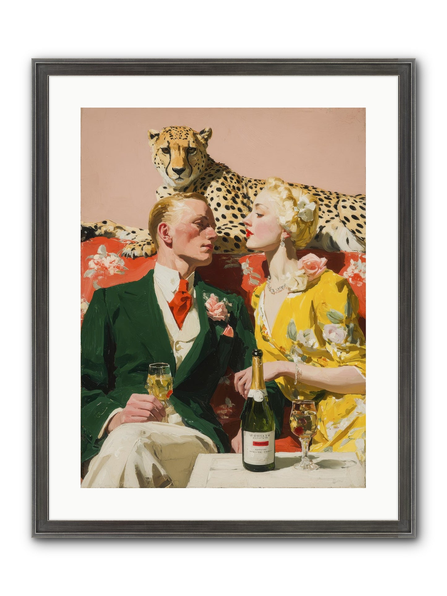 The Bright Side Of February Framed Print - Slimwoods Black/Silver 18x24