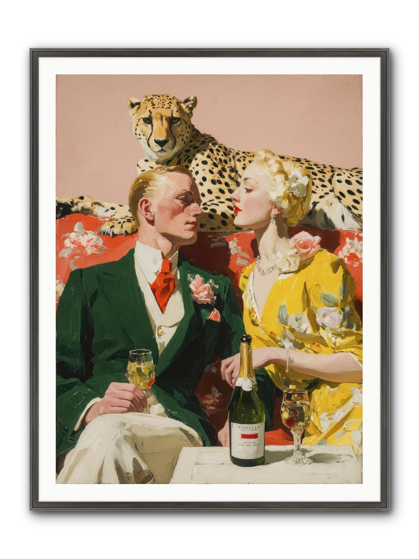 The Bright Side Of February Framed Print - Slimwoods Black/Silver 36x48