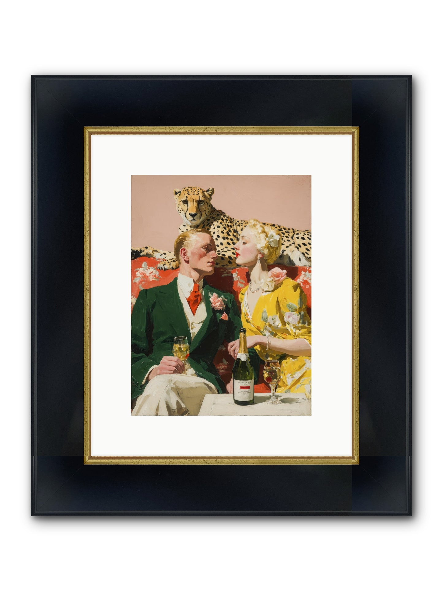 The Bright Side Of February Framed Print - Wide Black w/Gold 9x12