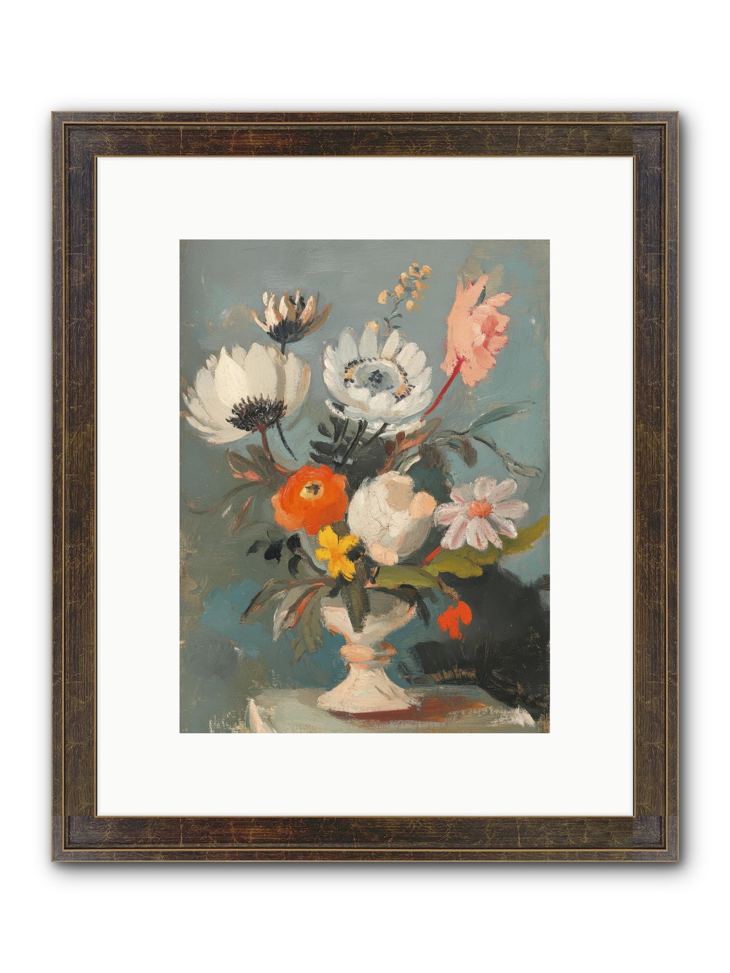 The Cabbage Hat Society Framed Print - Slimwoods Black/Gold 9x12