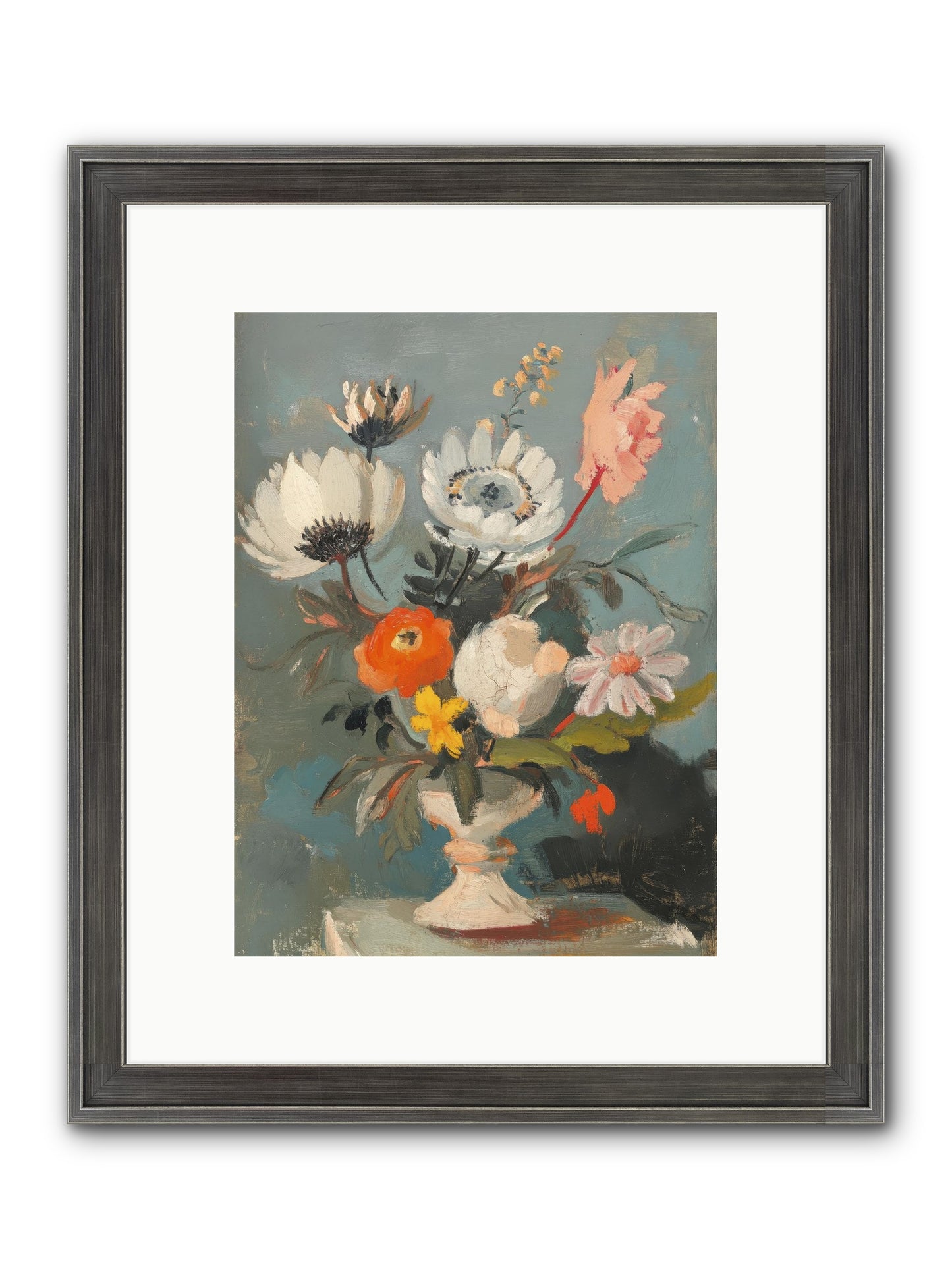 The Cabbage Hat Society Framed Print - Slimwoods Black/Silver 9x12