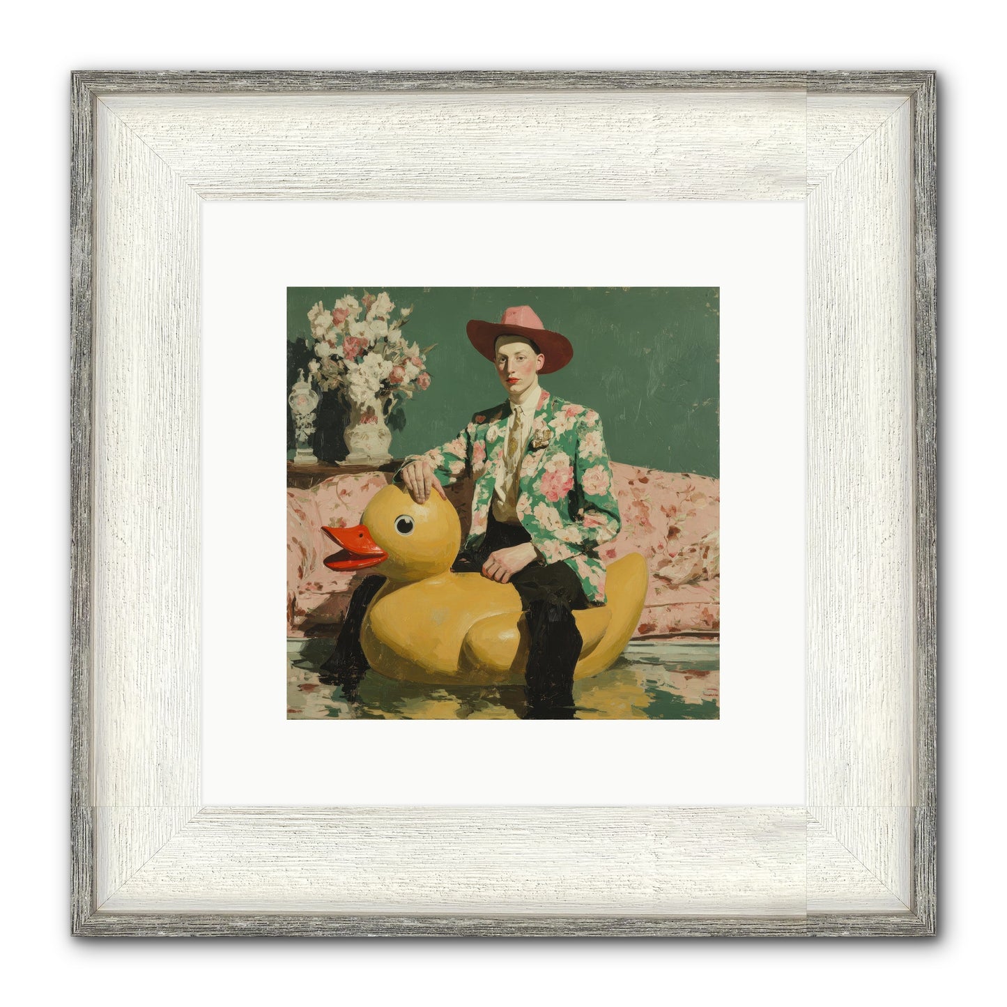The Cashmere Agenda Framed Print - Driftwood White 10x10