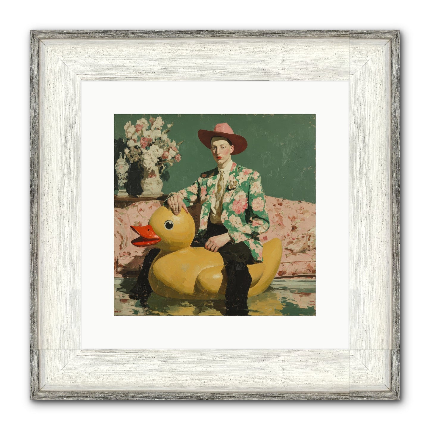 The Cashmere Agenda Framed Print - Driftwood White 12x12