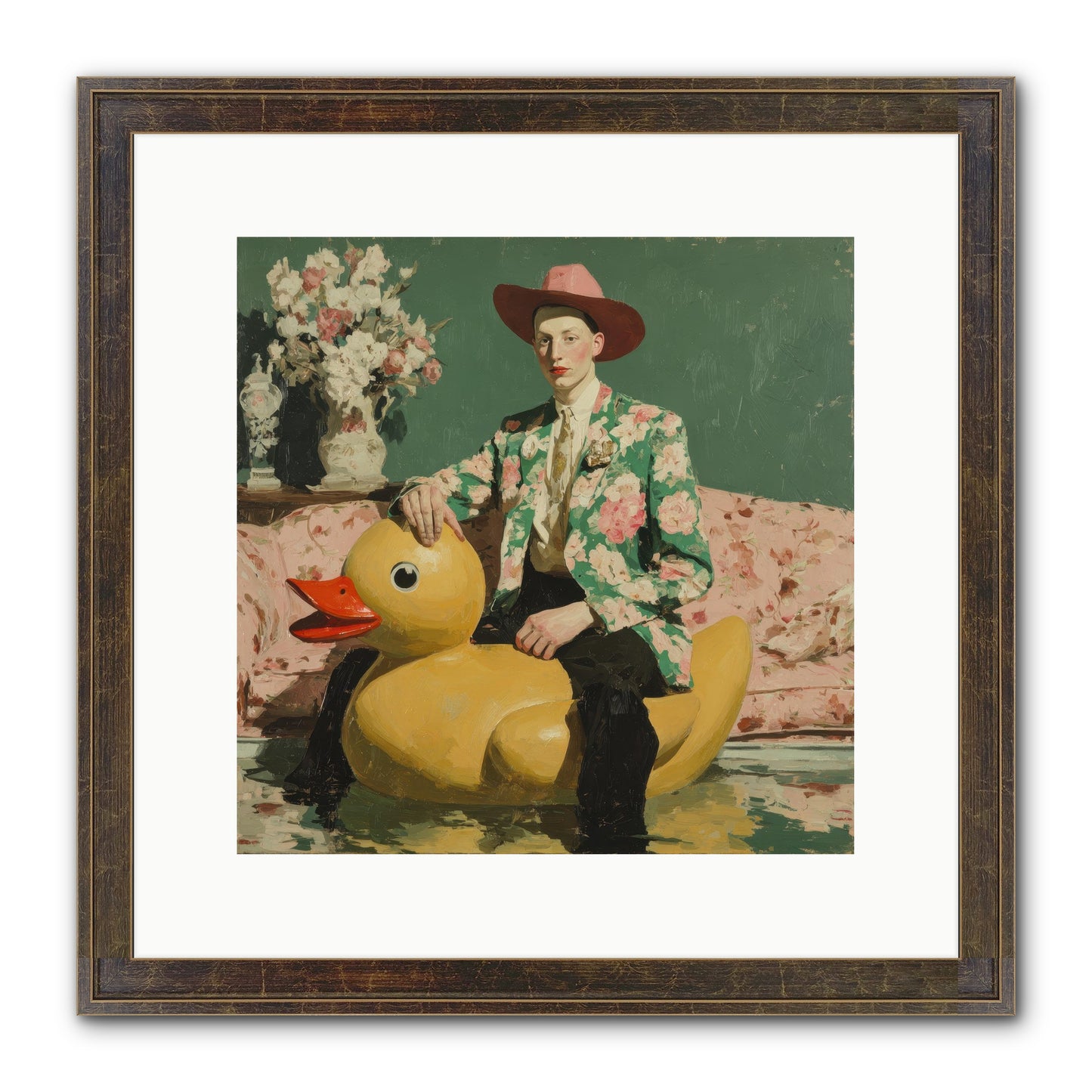 The Cashmere Agenda Framed Print - Slimwoods Black/Gold 12x12