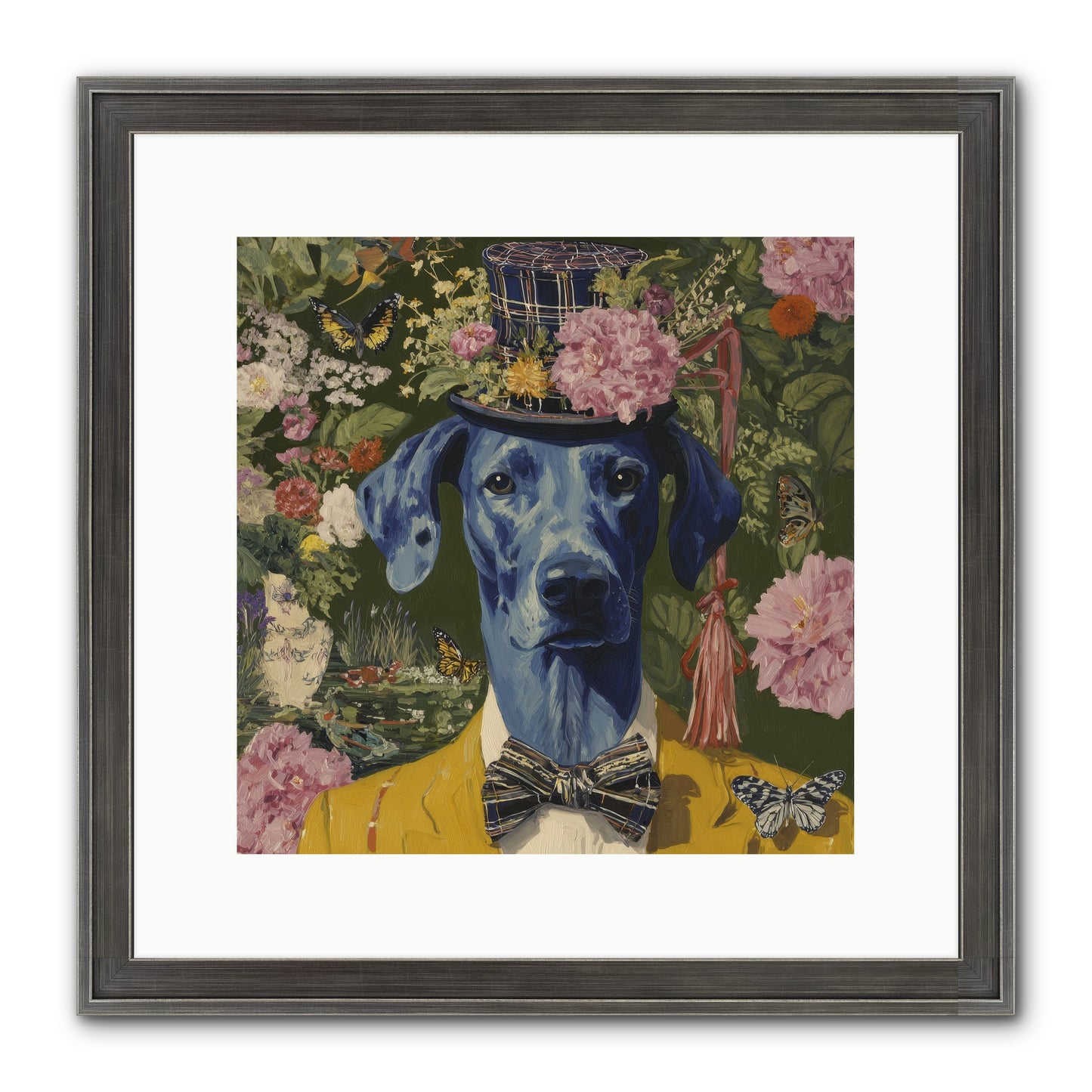 The Cashmere Caravan Framed Print - Slimwoods Black/Silver 12x12