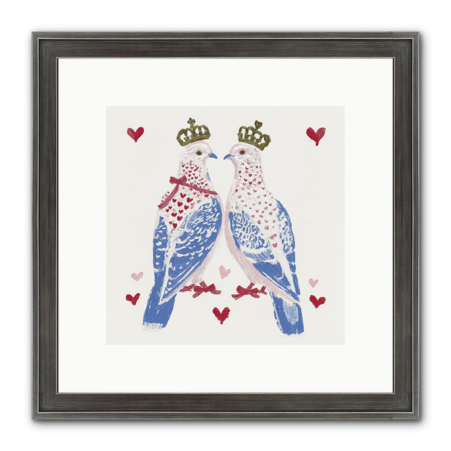 The Ceremony Of Two Framed Print - Slimwoods Black/Silver 10x10