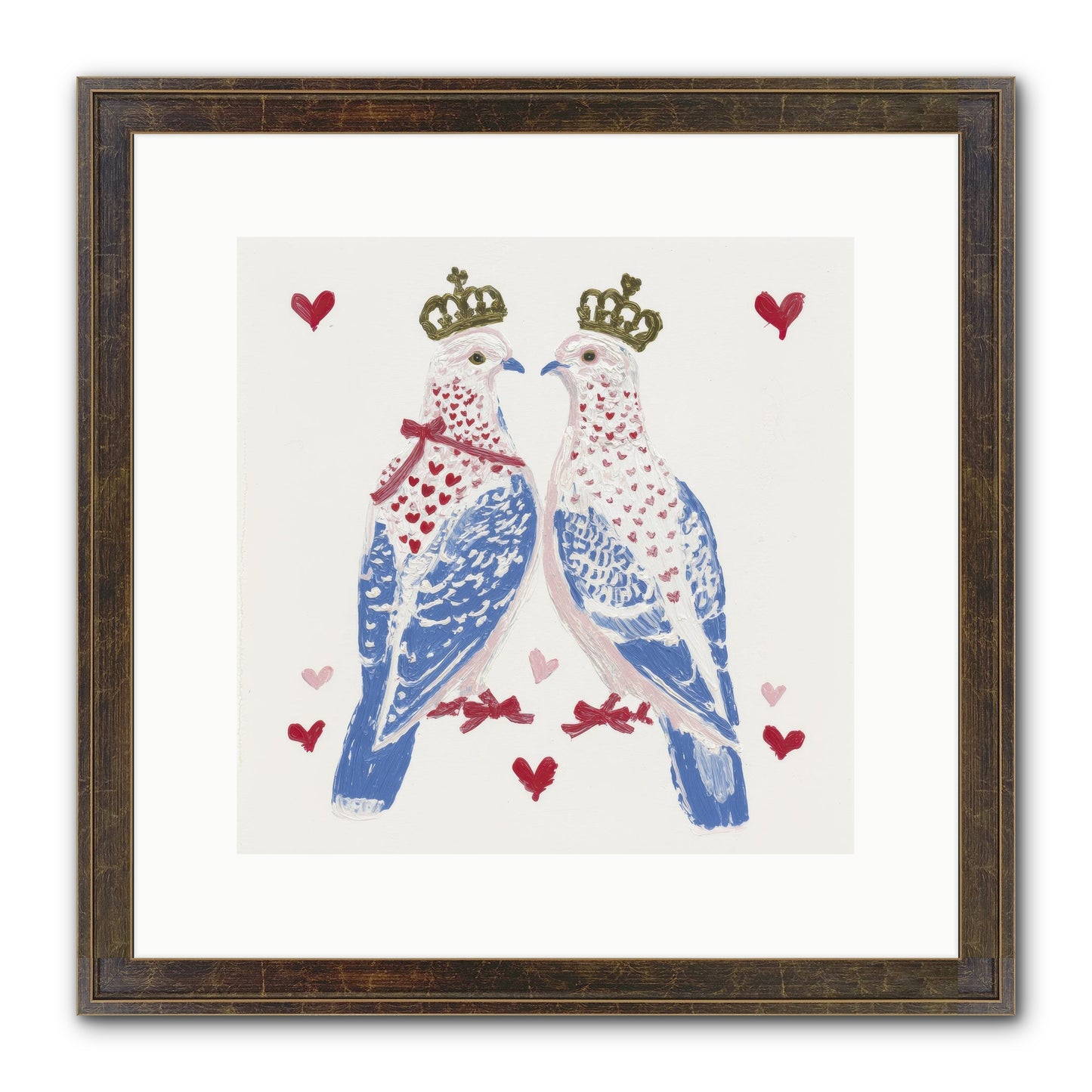 The Ceremony Of Two Framed Print - Slimwoods Black/Gold 12x12