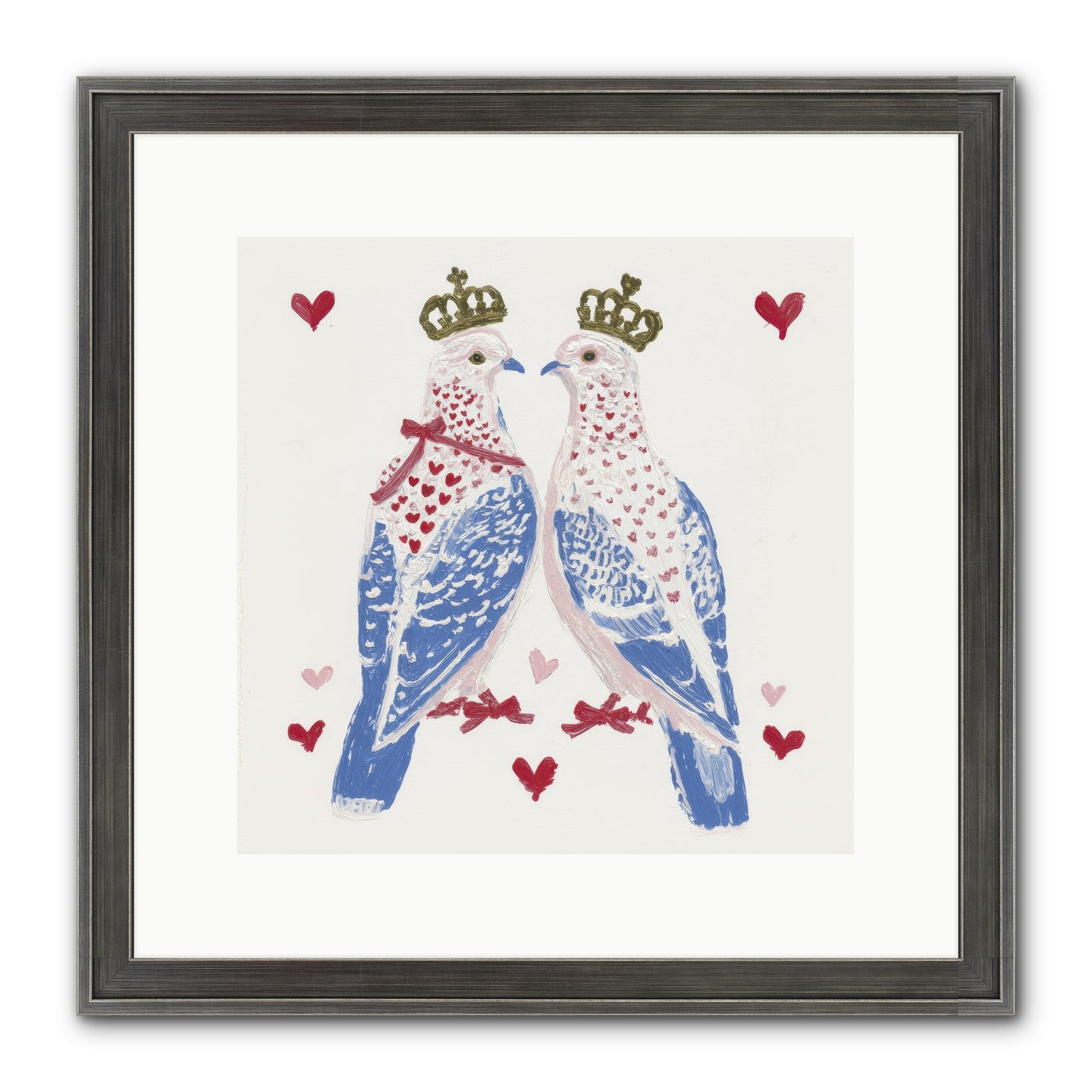 The Ceremony Of Two Framed Print - Slimwoods Black/Silver 12x12