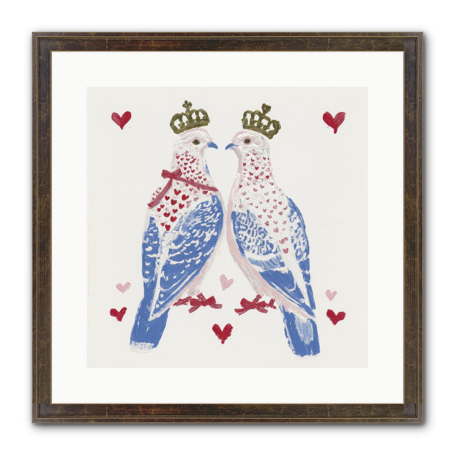 The Ceremony Of Two Framed Print - Slimwoods Black/Gold 16x16