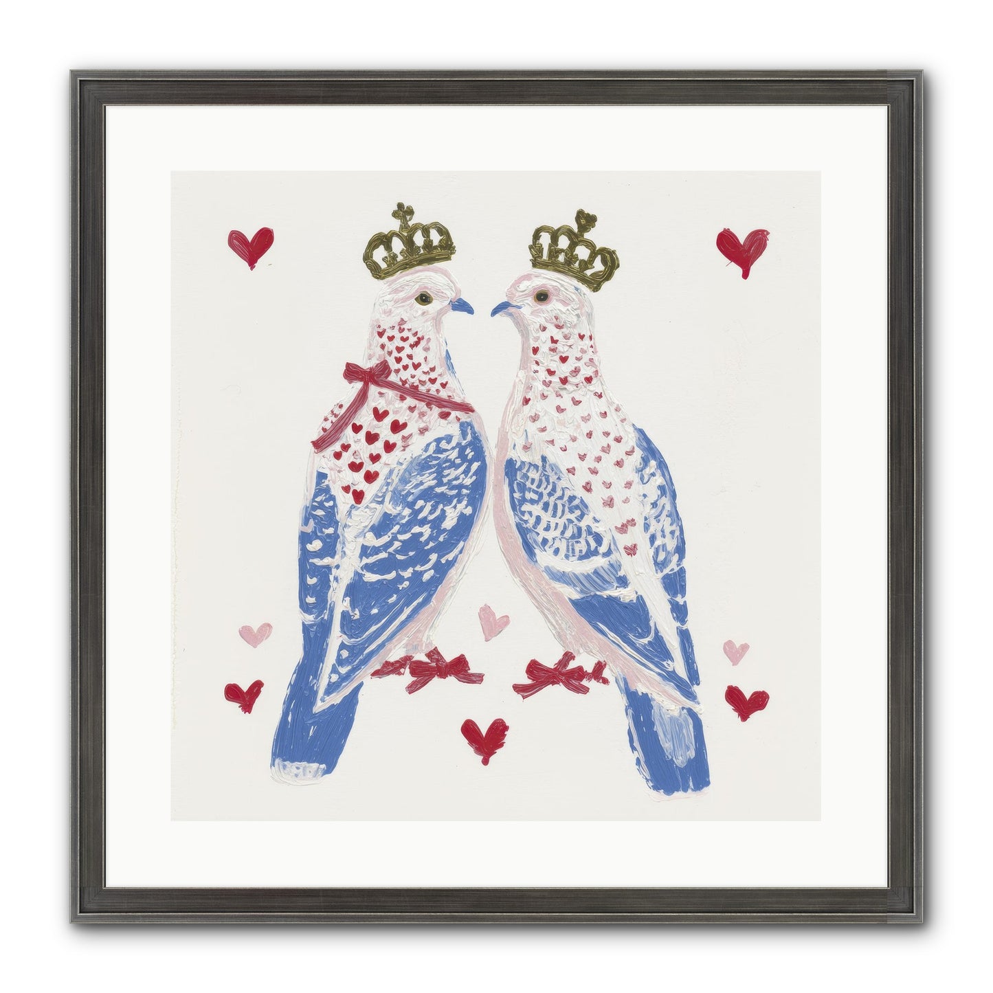 The Ceremony Of Two Framed Print - Slimwoods Black/Silver 20x20