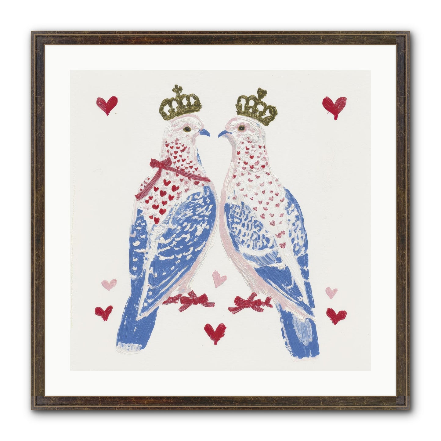 The Ceremony Of Two Framed Print - Slimwoods Black/Gold 24x24
