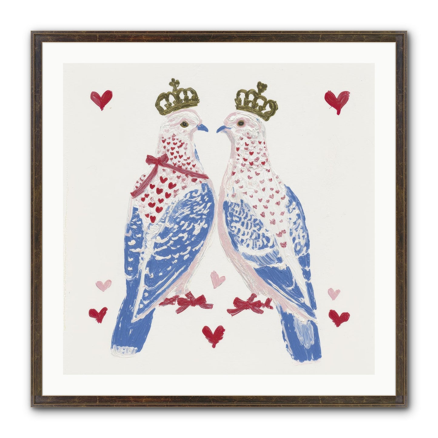 The Ceremony Of Two Framed Print - Slimwoods Black/Gold 30x30