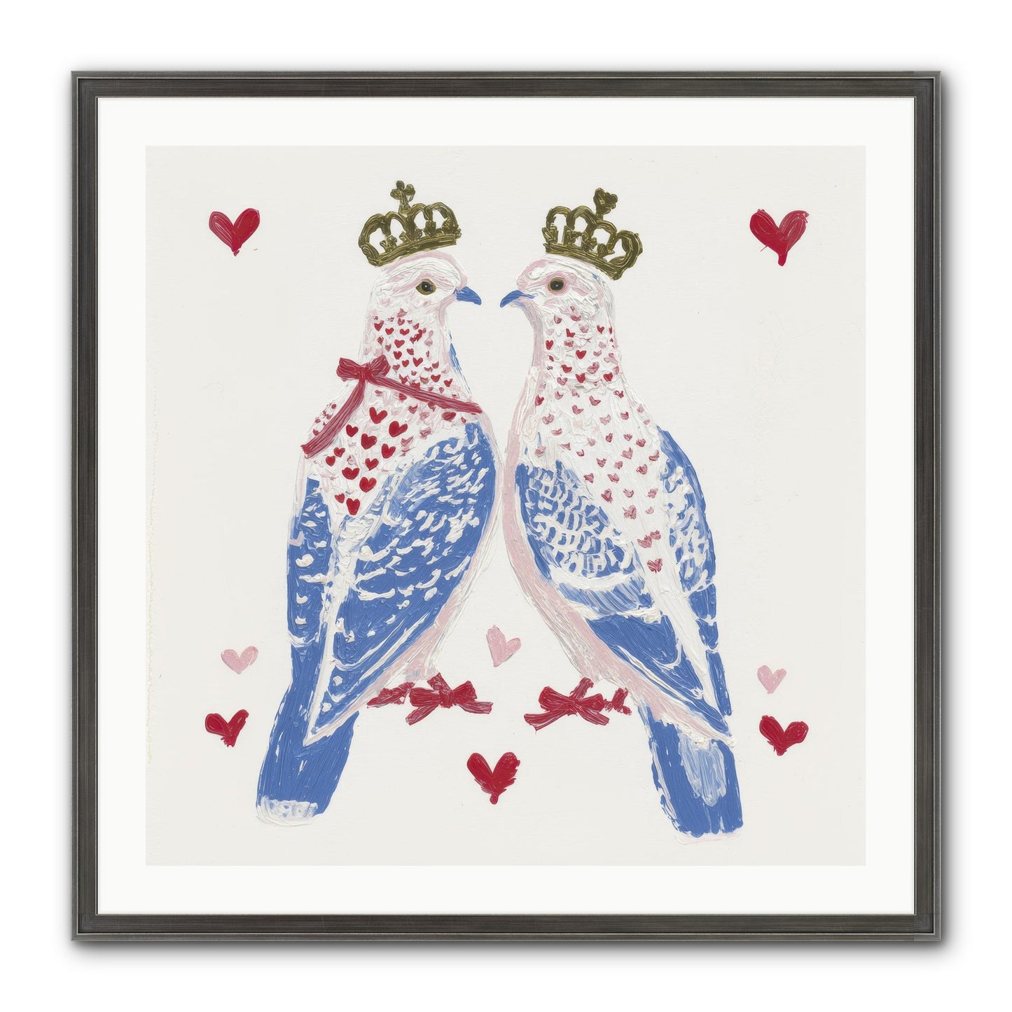 The Ceremony Of Two Framed Print - Slimwoods Black/Silver 30x30