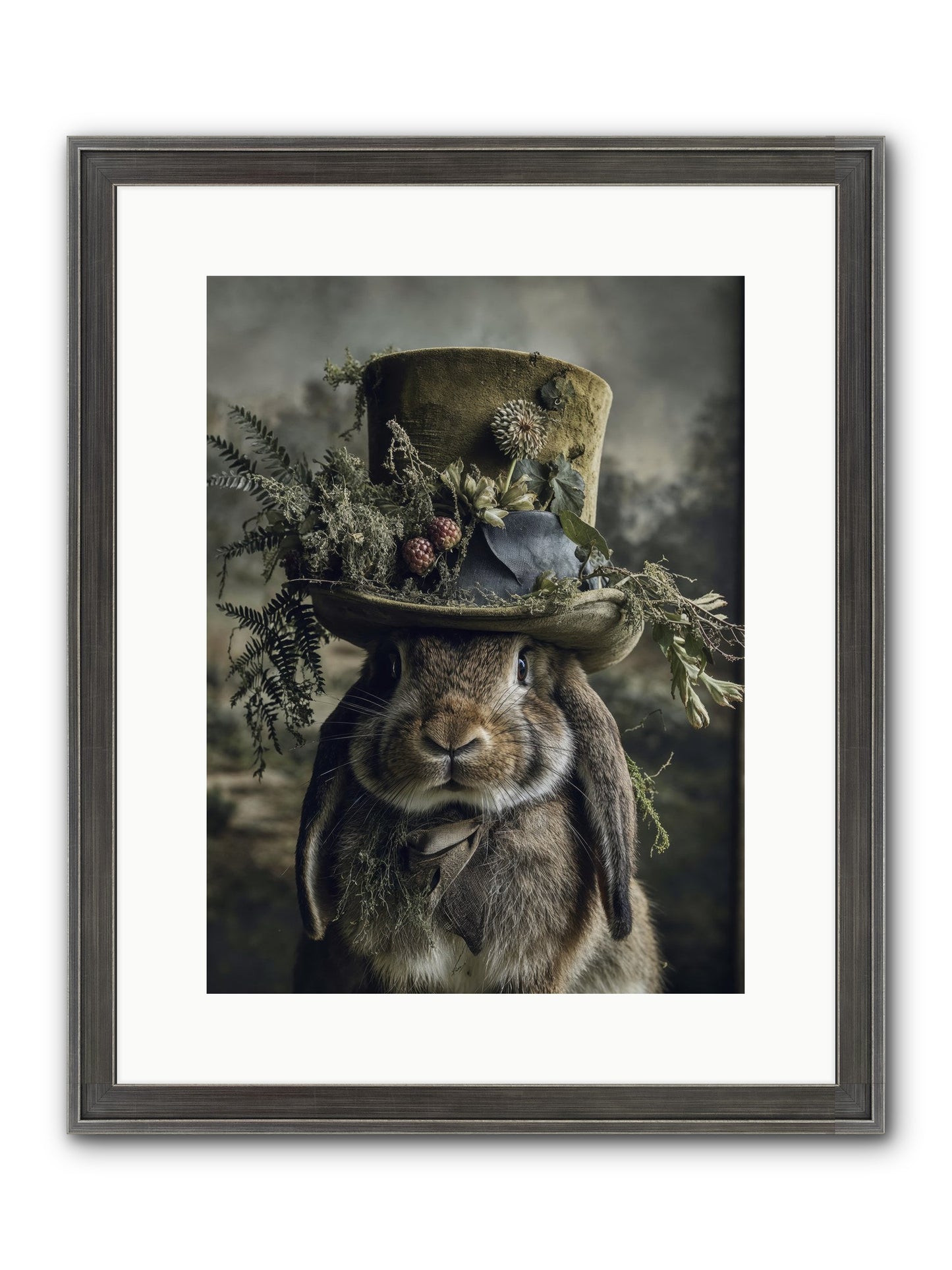 The Charming Chronicles Framed Print - Slimwoods Black/Silver 12x16