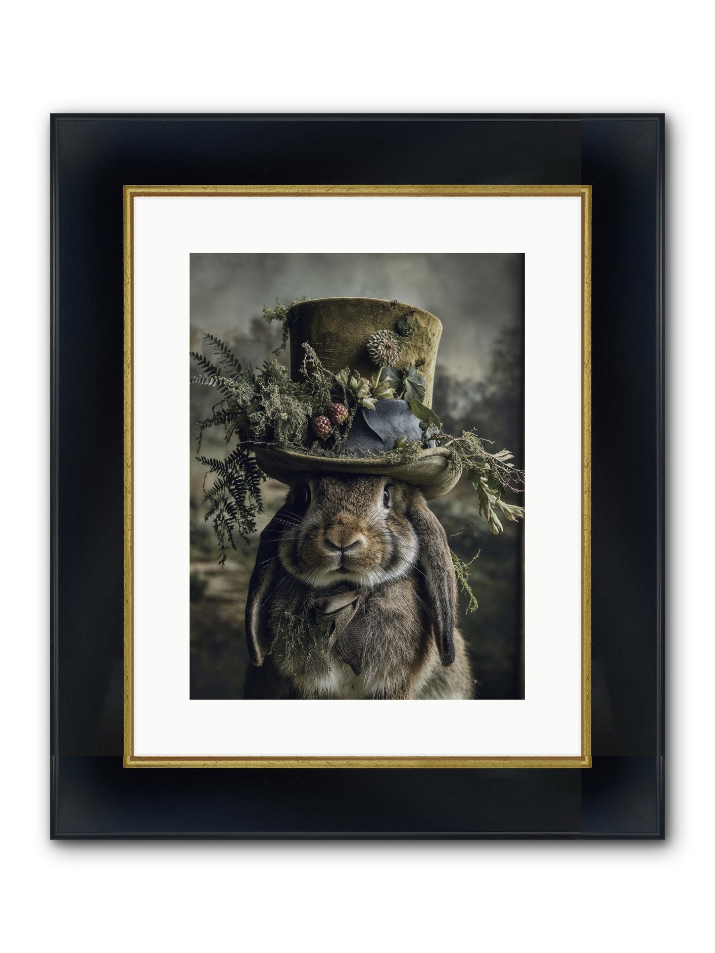 The Charming Chronicles Framed Print - Wide Black w/Gold 12x16