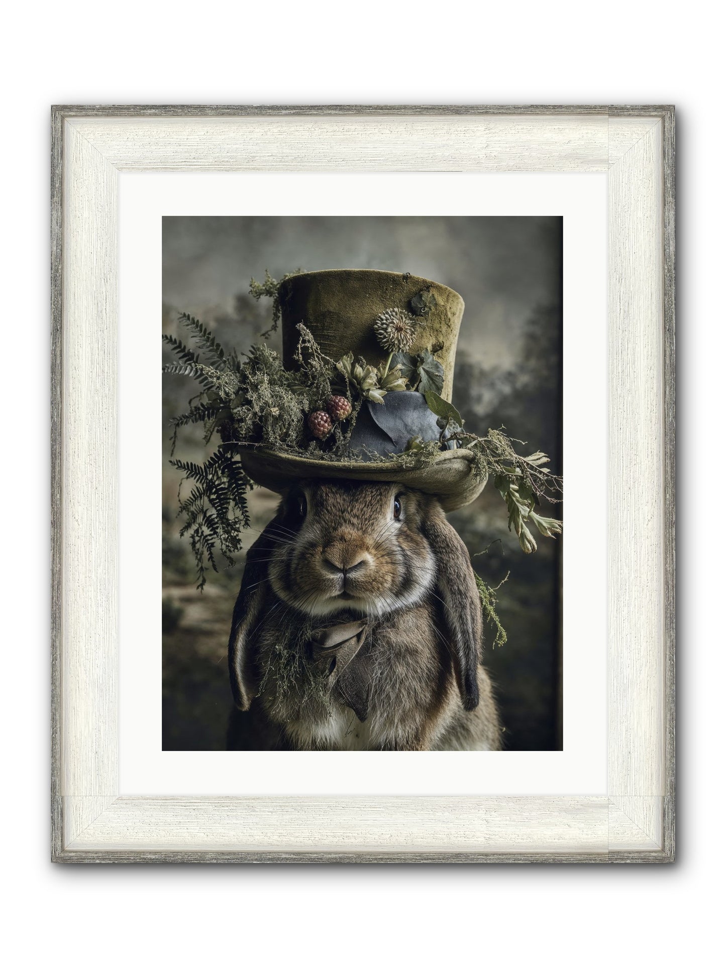 The Charming Chronicles Framed Print - Driftwood White 18x24