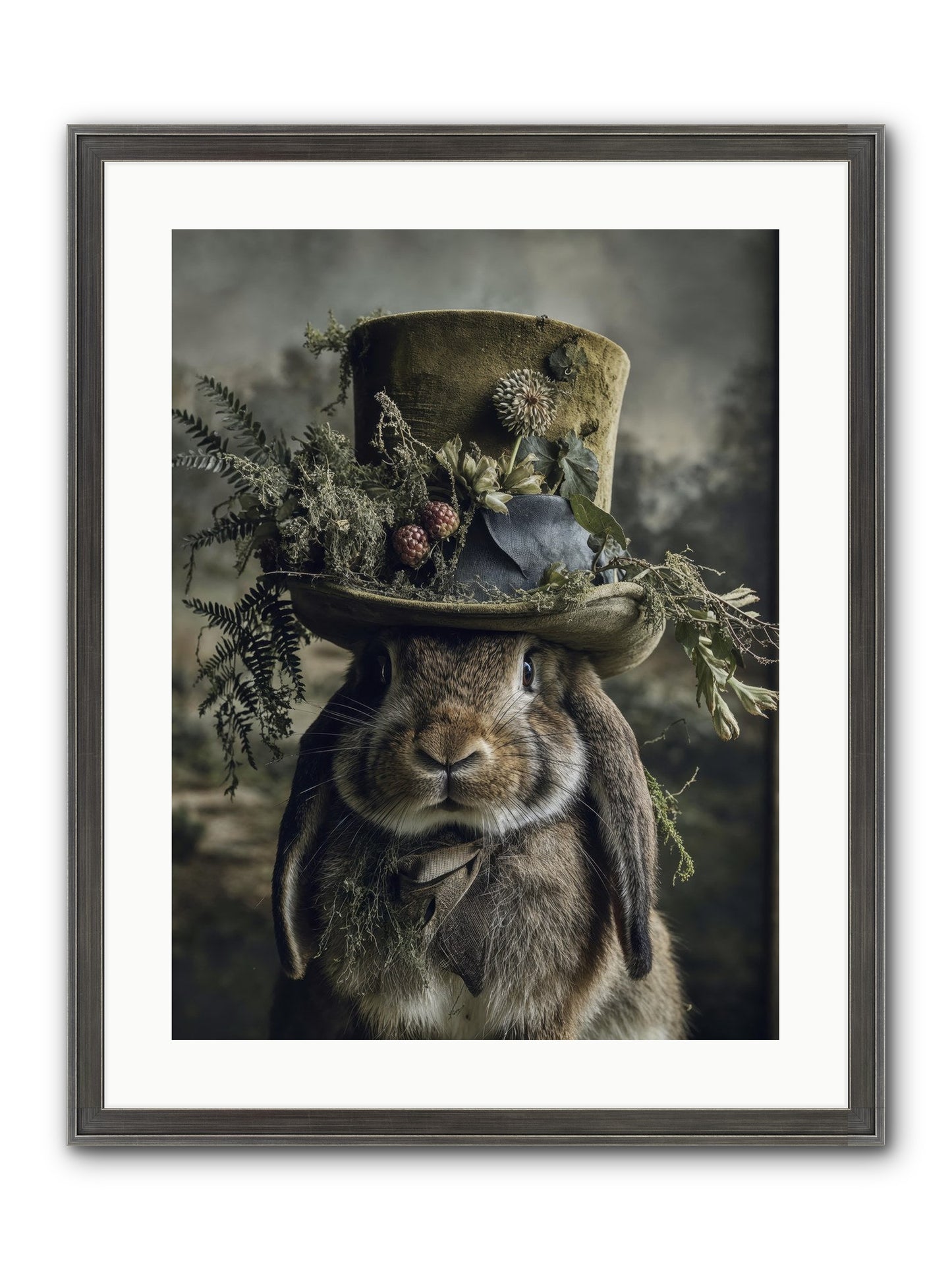 The Charming Chronicles Framed Print - Slimwoods Black/Silver 18x24