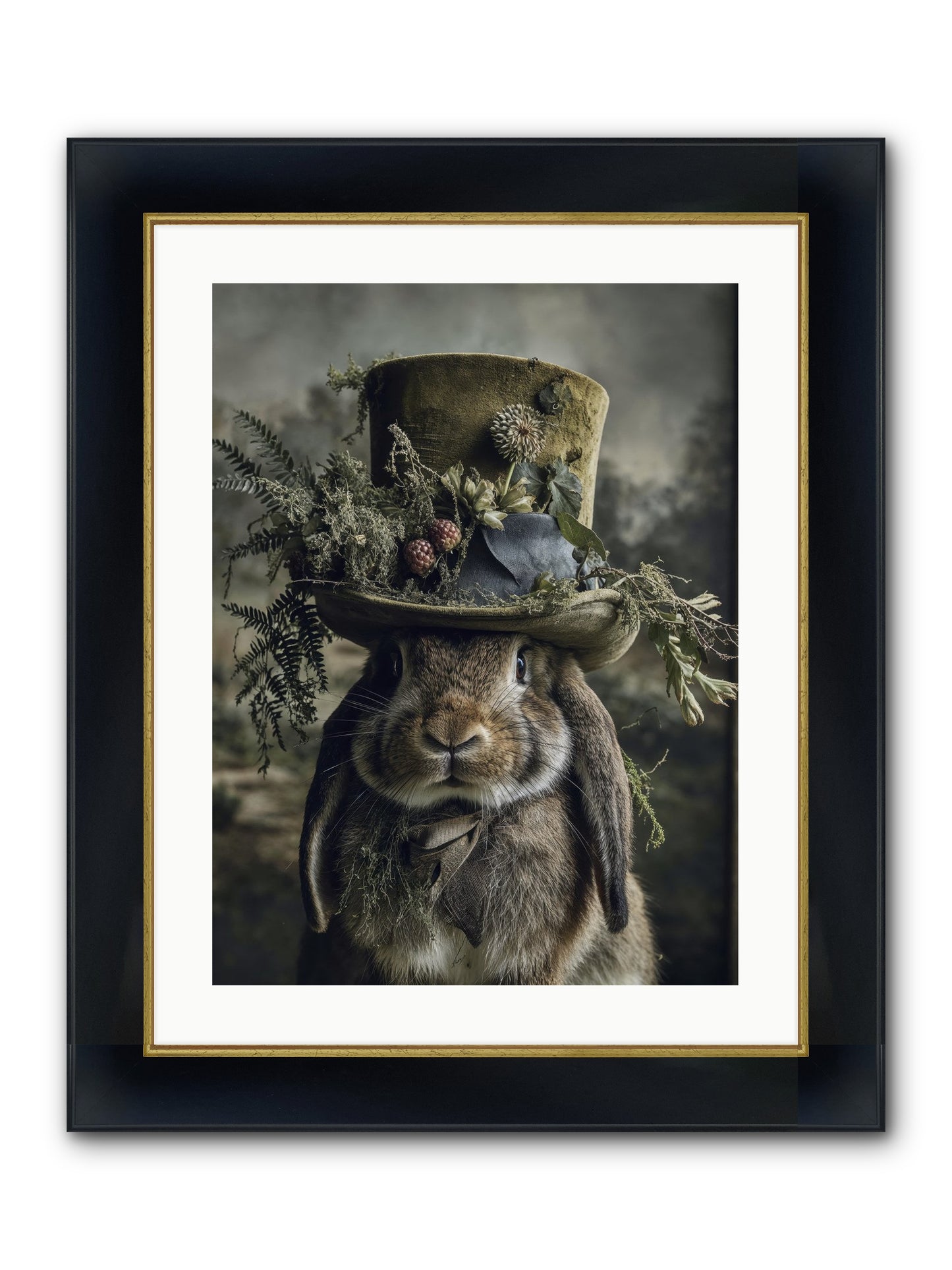 The Charming Chronicles Framed Print - Wide Black w/Gold 18x24
