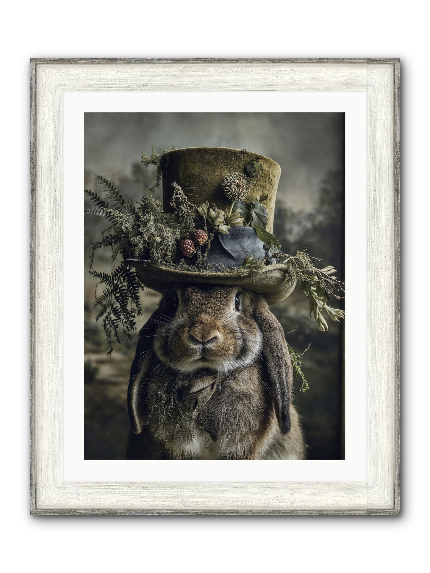 The Charming Chronicles Framed Print - Driftwood White 24x32
