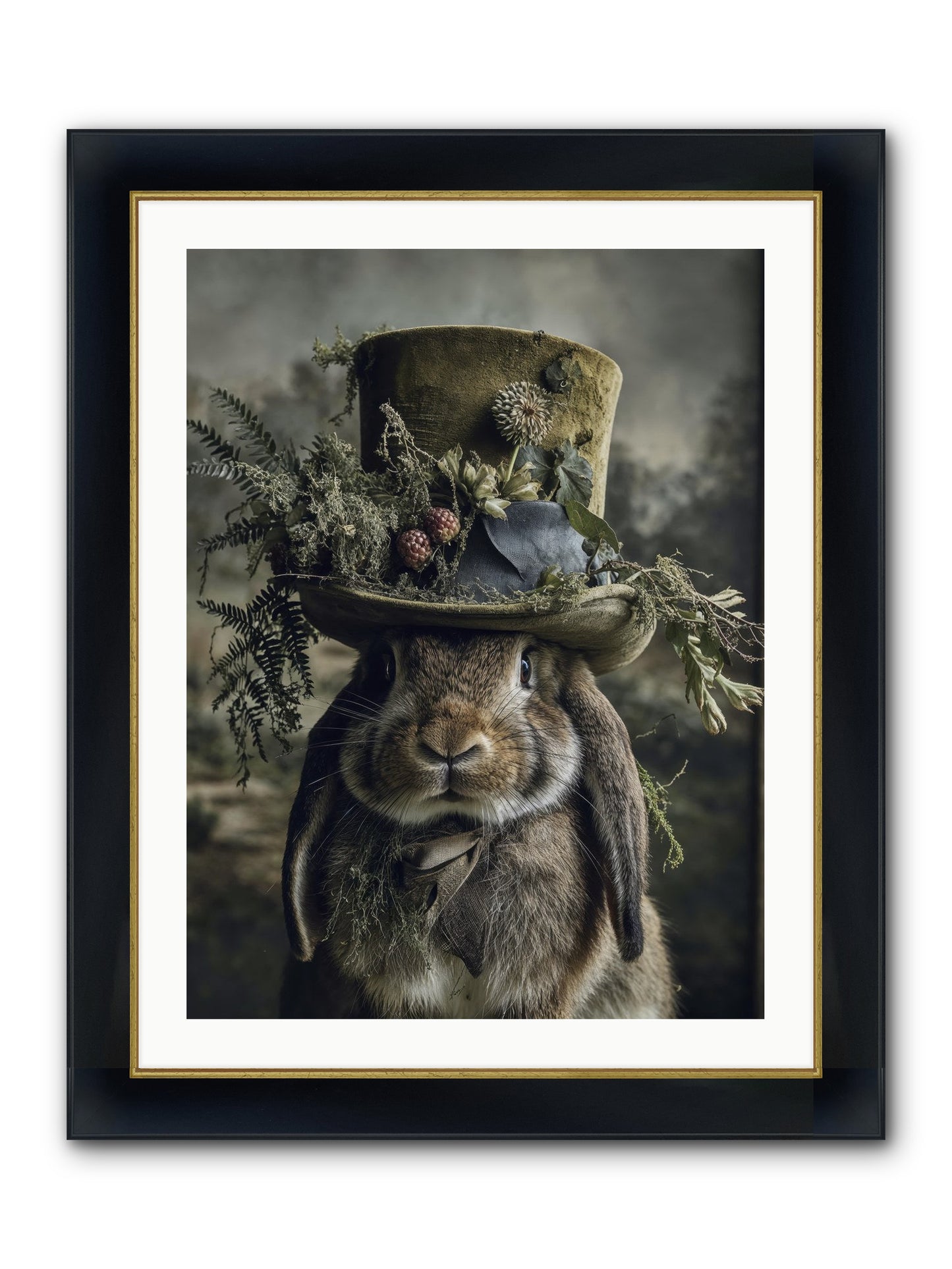 The Charming Chronicles Framed Print - Wide Black w/Gold 24x32