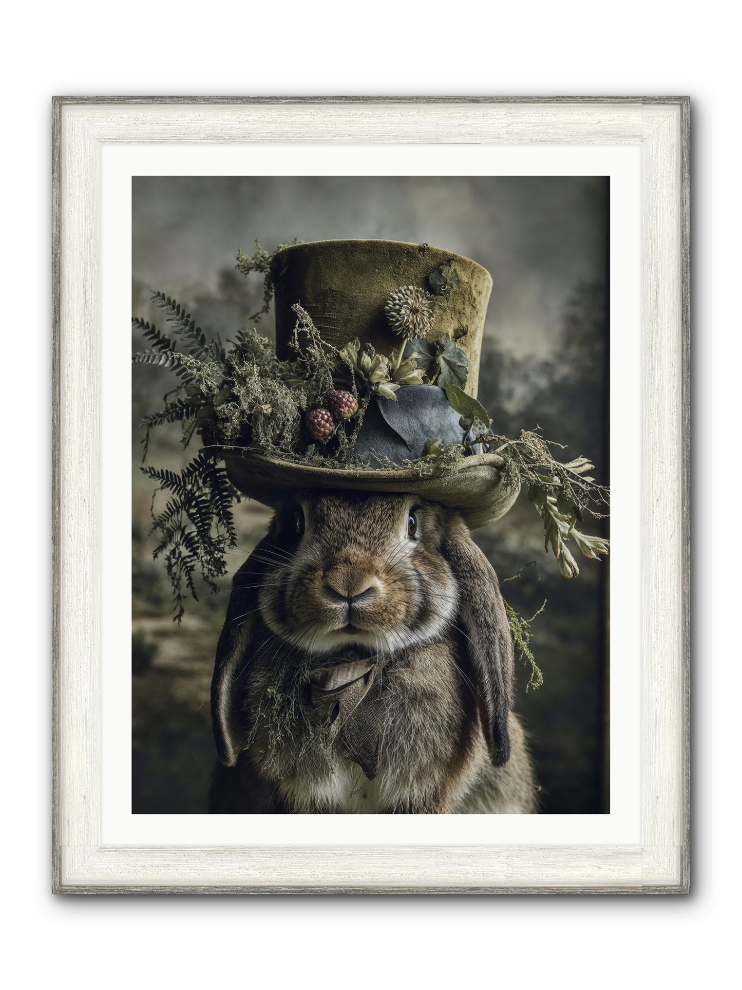 The Charming Chronicles Framed Print - Driftwood White 30x40