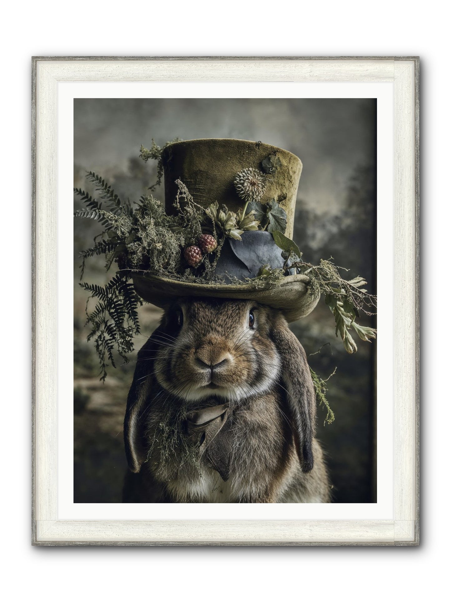The Charming Chronicles Framed Print - Driftwood White 36x48