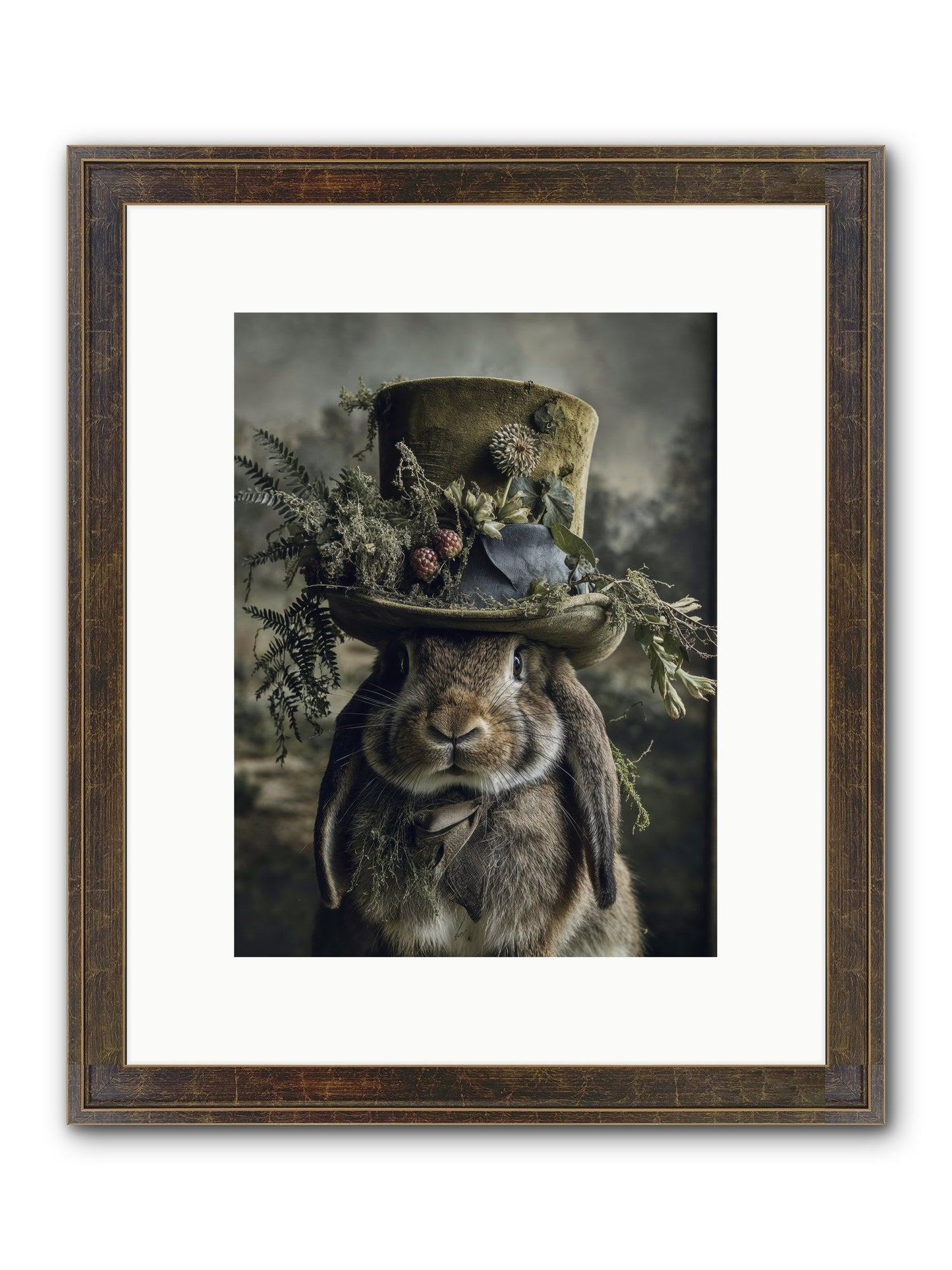 The Charming Chronicles Framed Print - Slimwoods Black/Gold 9x12
