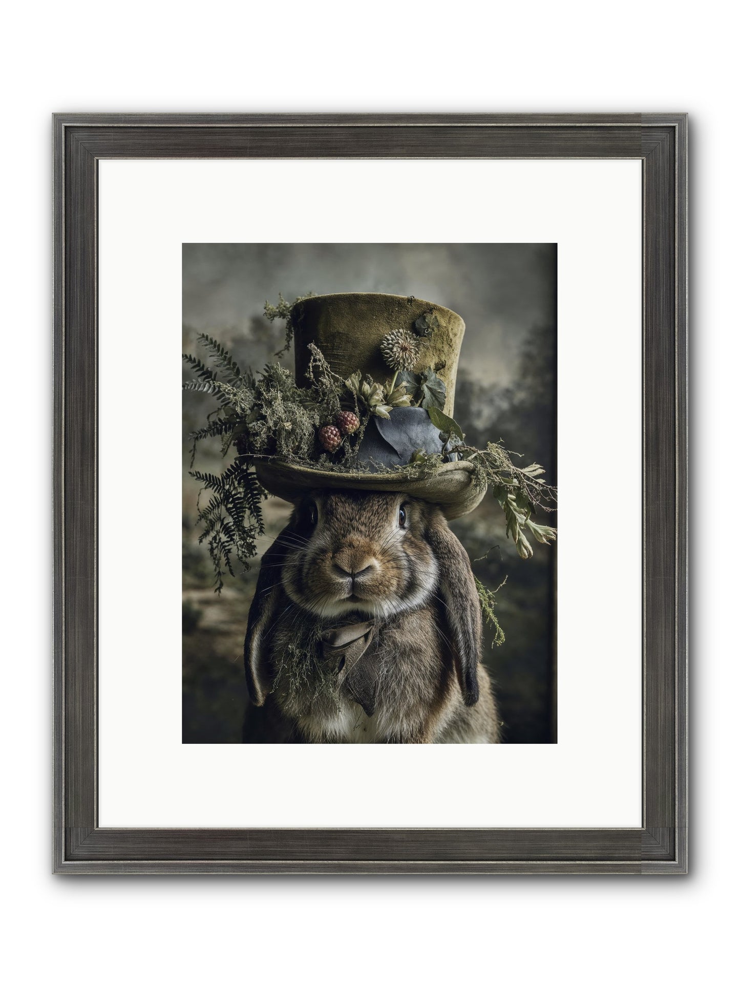 The Charming Chronicles Framed Print - Slimwoods Black/Silver 9x12