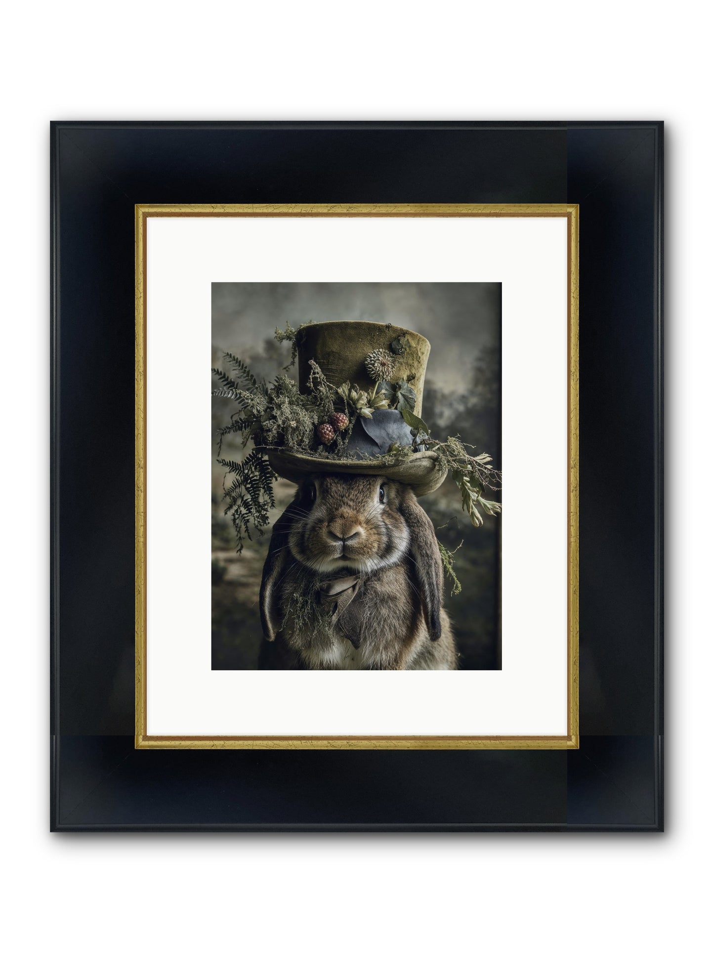 The Charming Chronicles Framed Print - Wide Black w/Gold 9x12
