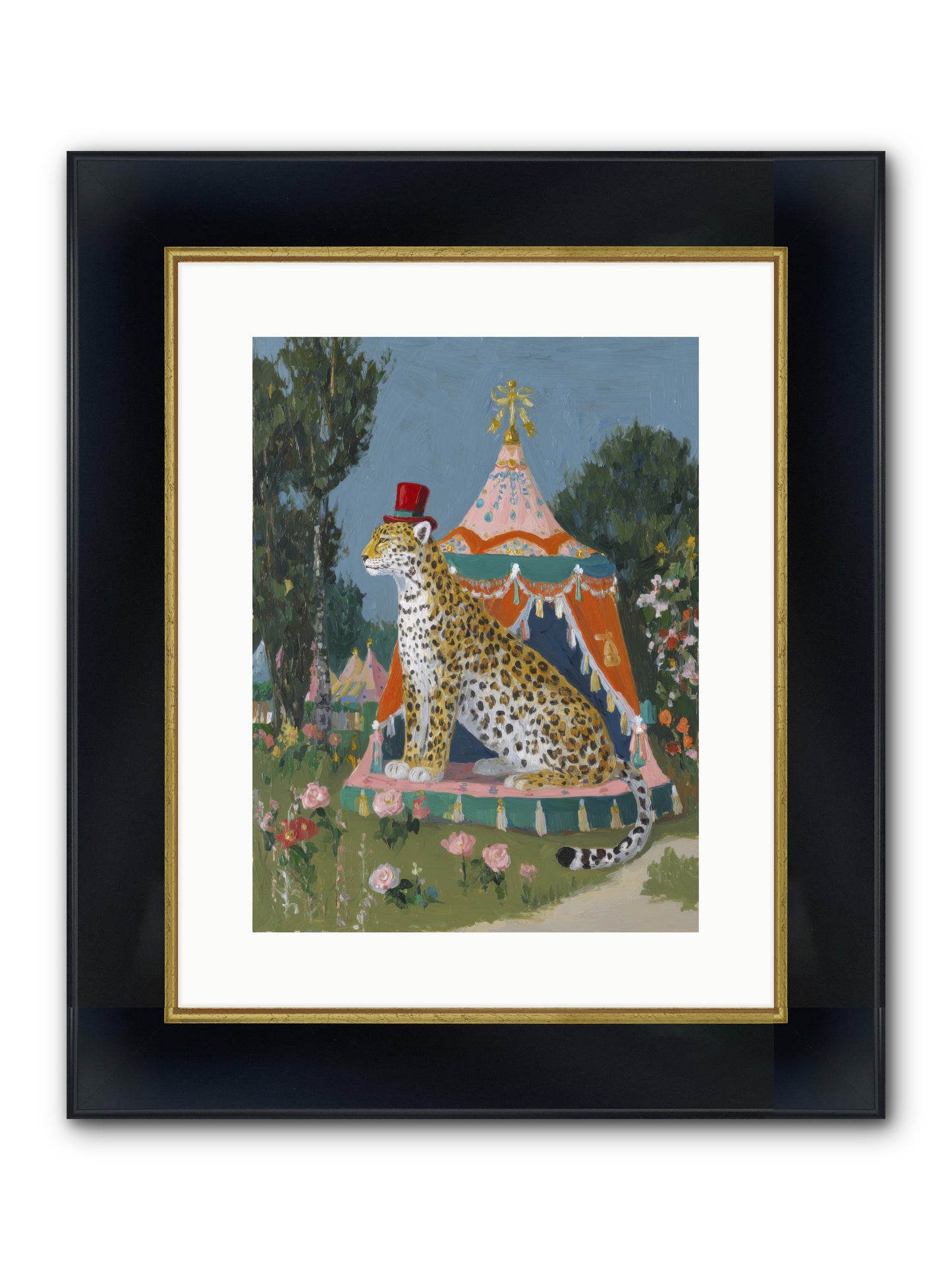 The Cherished Hour Framed Print - Wide Black w/Gold 12x16