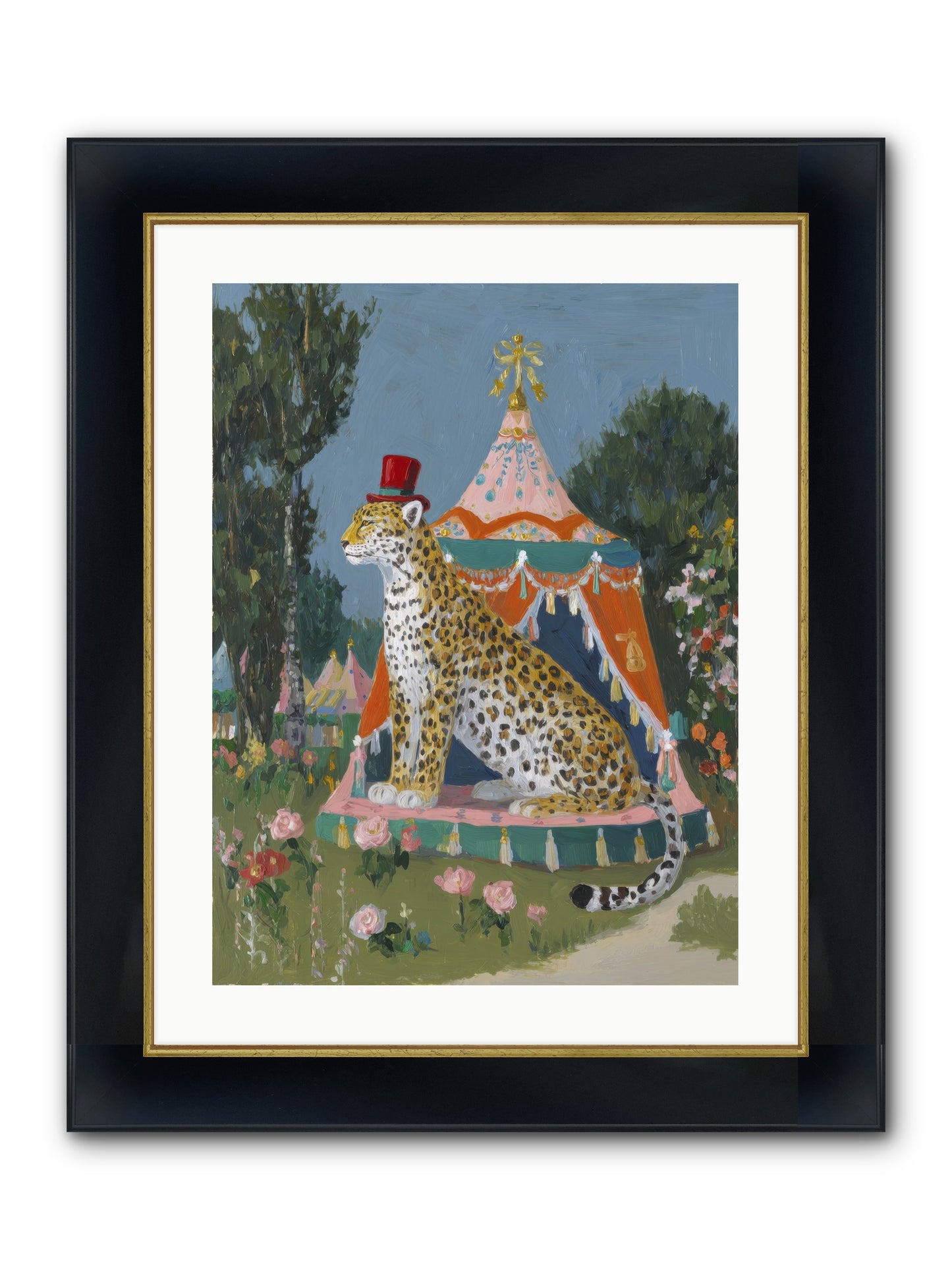 The Cherished Hour Framed Print - Wide Black w/Gold 18x24