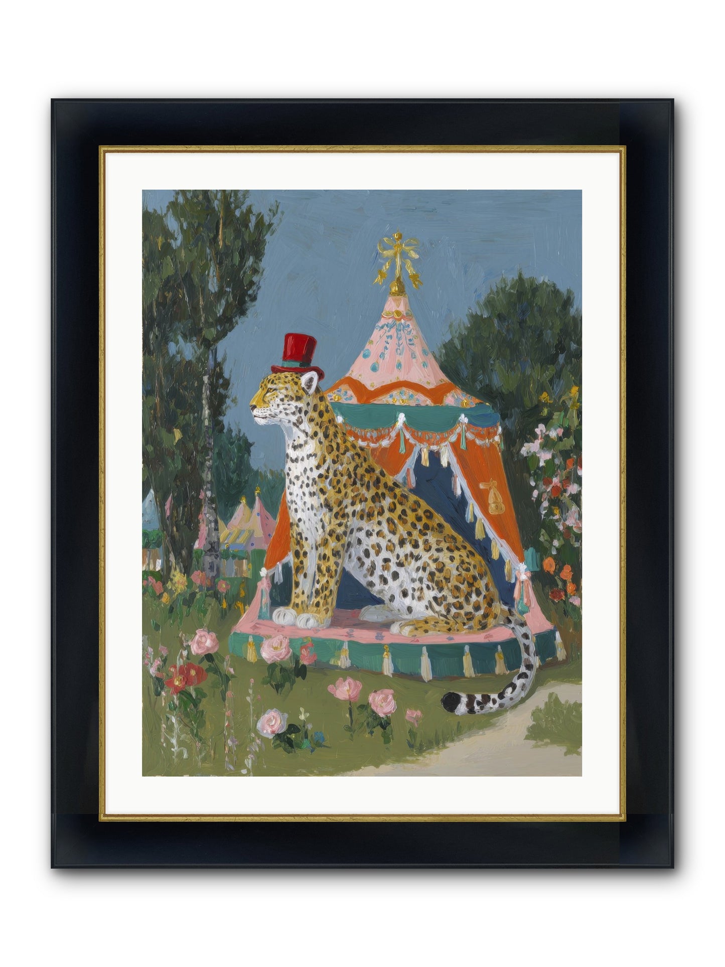 The Cherished Hour Framed Print - Wide Black w/Gold 24x32