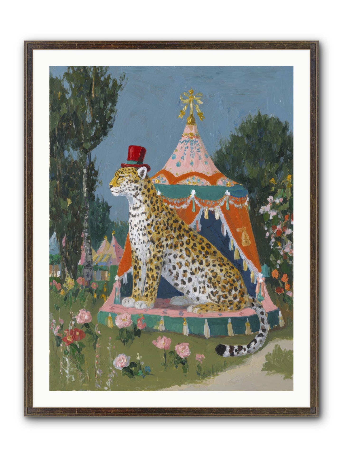 The Cherished Hour Framed Print - Slimwoods Black/Gold 30x40