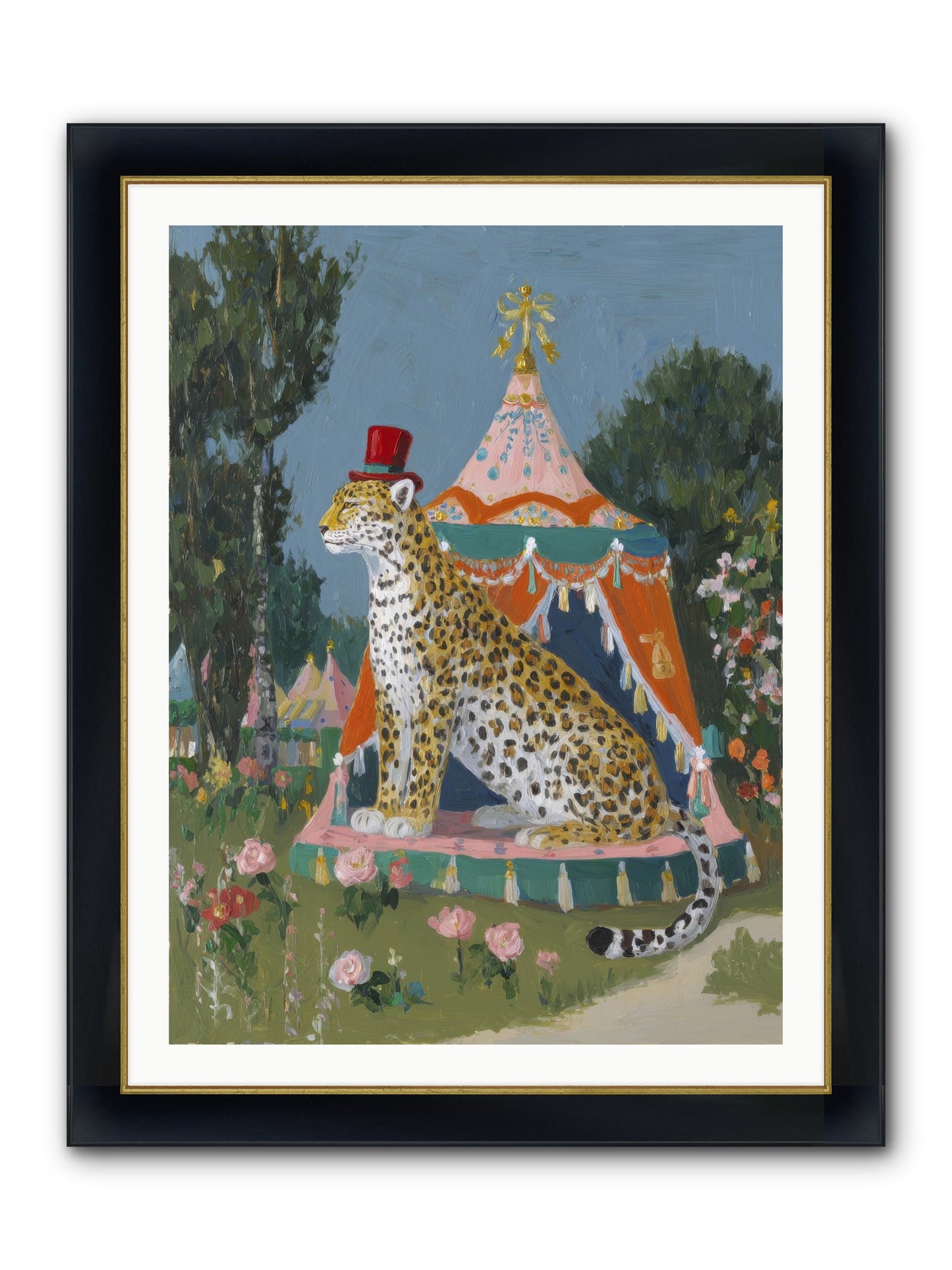 The Cherished Hour Framed Print - Wide Black w/Gold 30x40