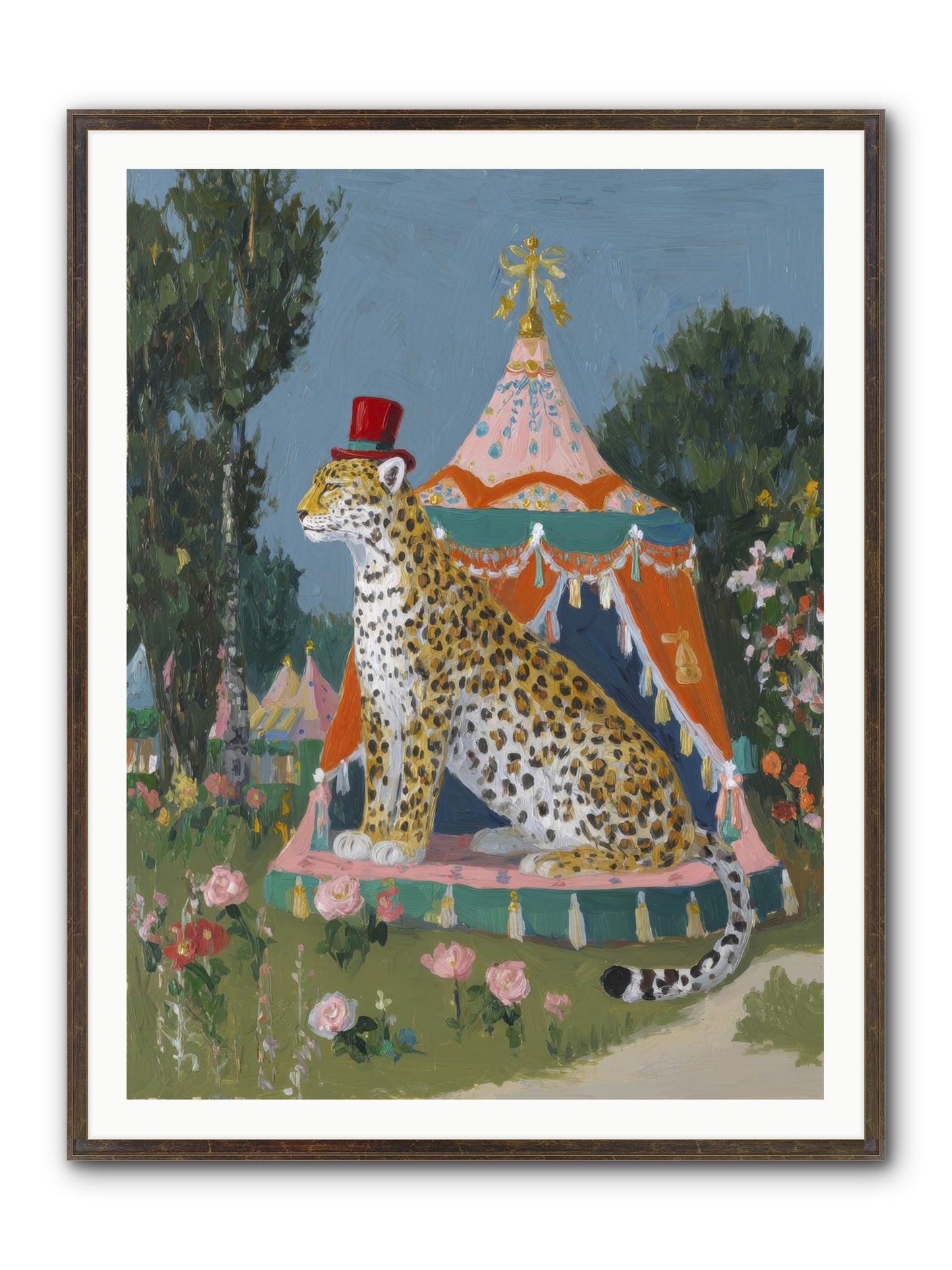The Cherished Hour Framed Print - Slimwoods Black/Gold 36x48