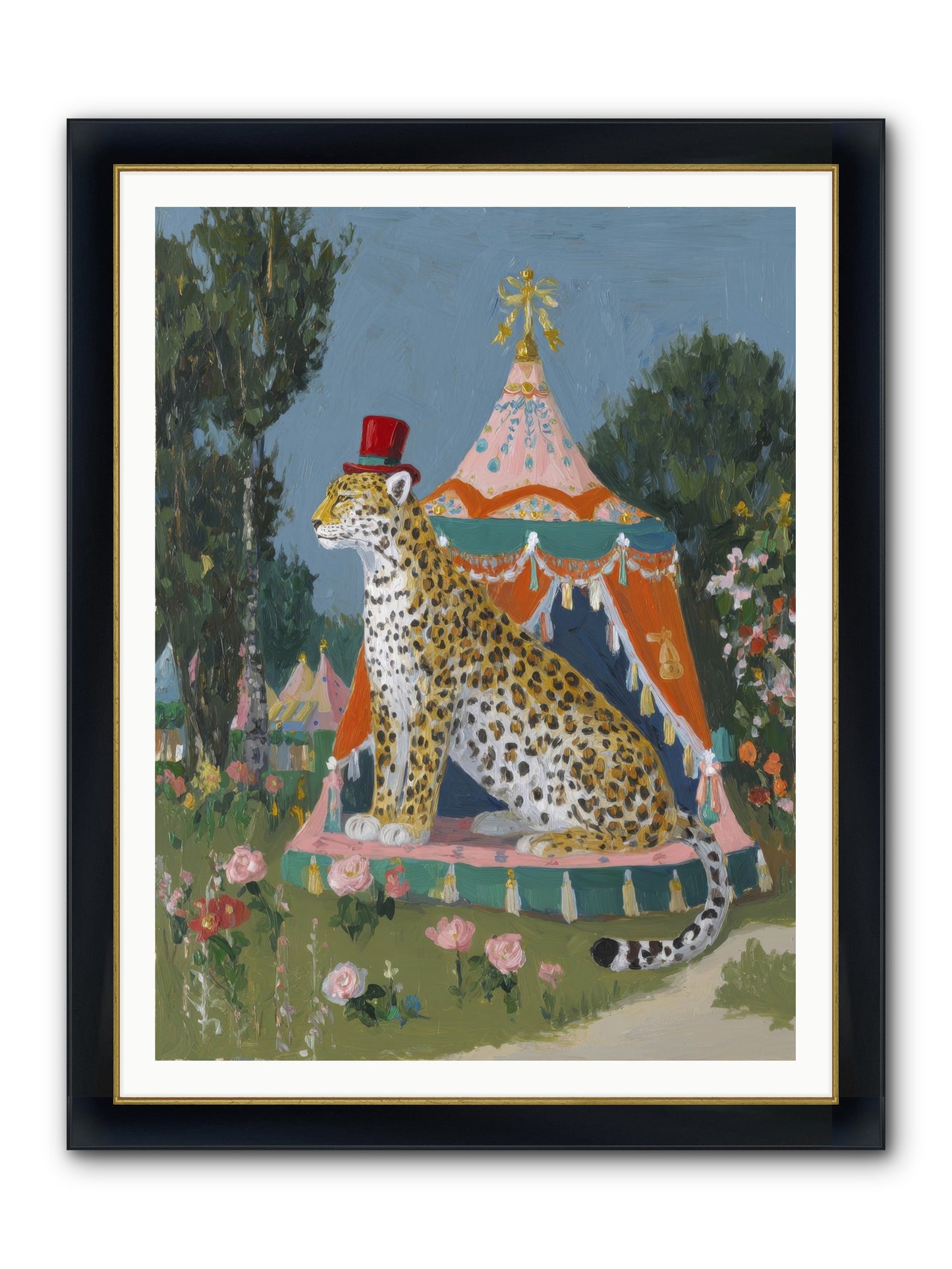 The Cherished Hour Framed Print - Wide Black w/Gold 36x48