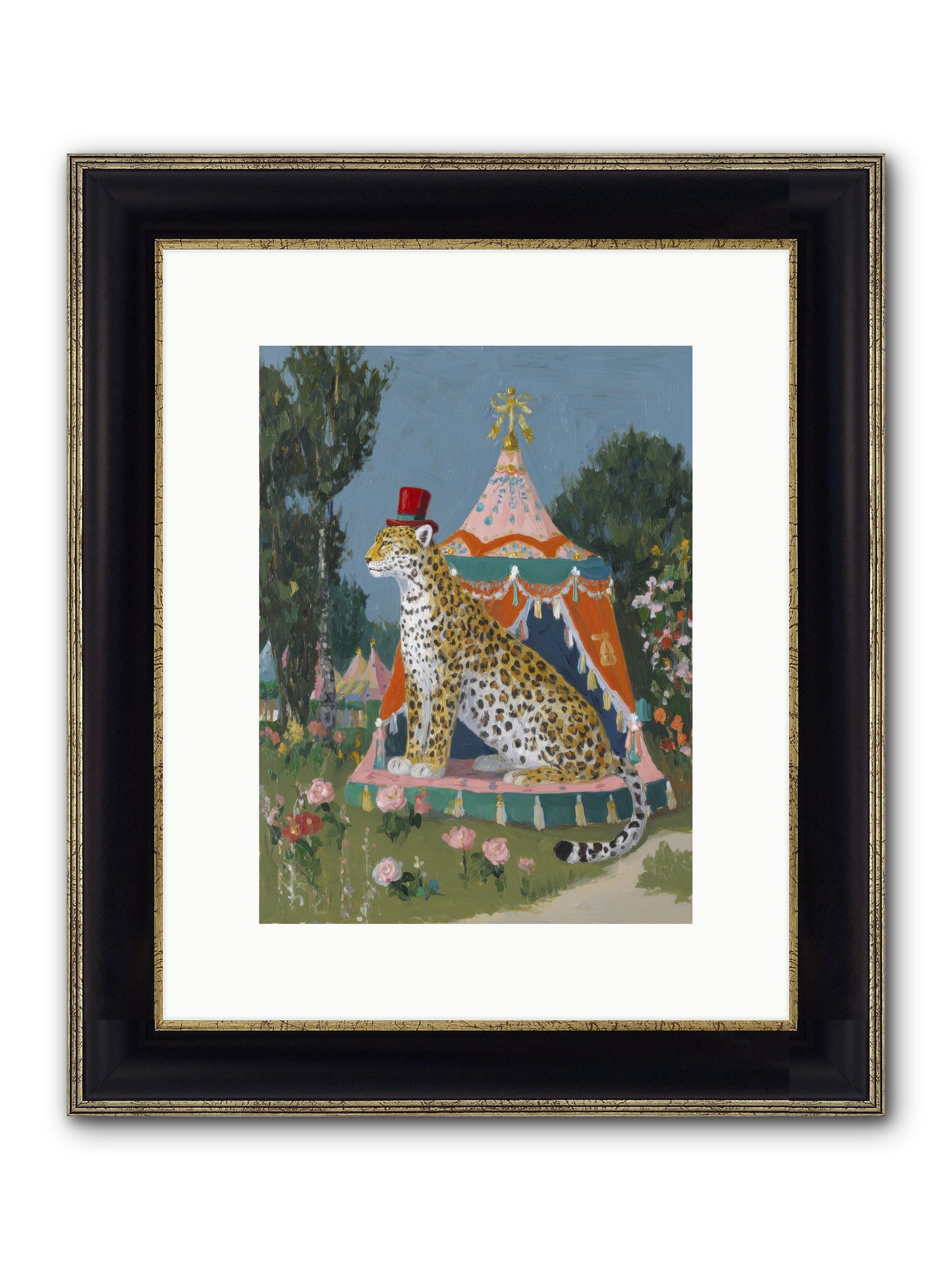 The Cherished Hour Framed Print - Black & Gold 9x12