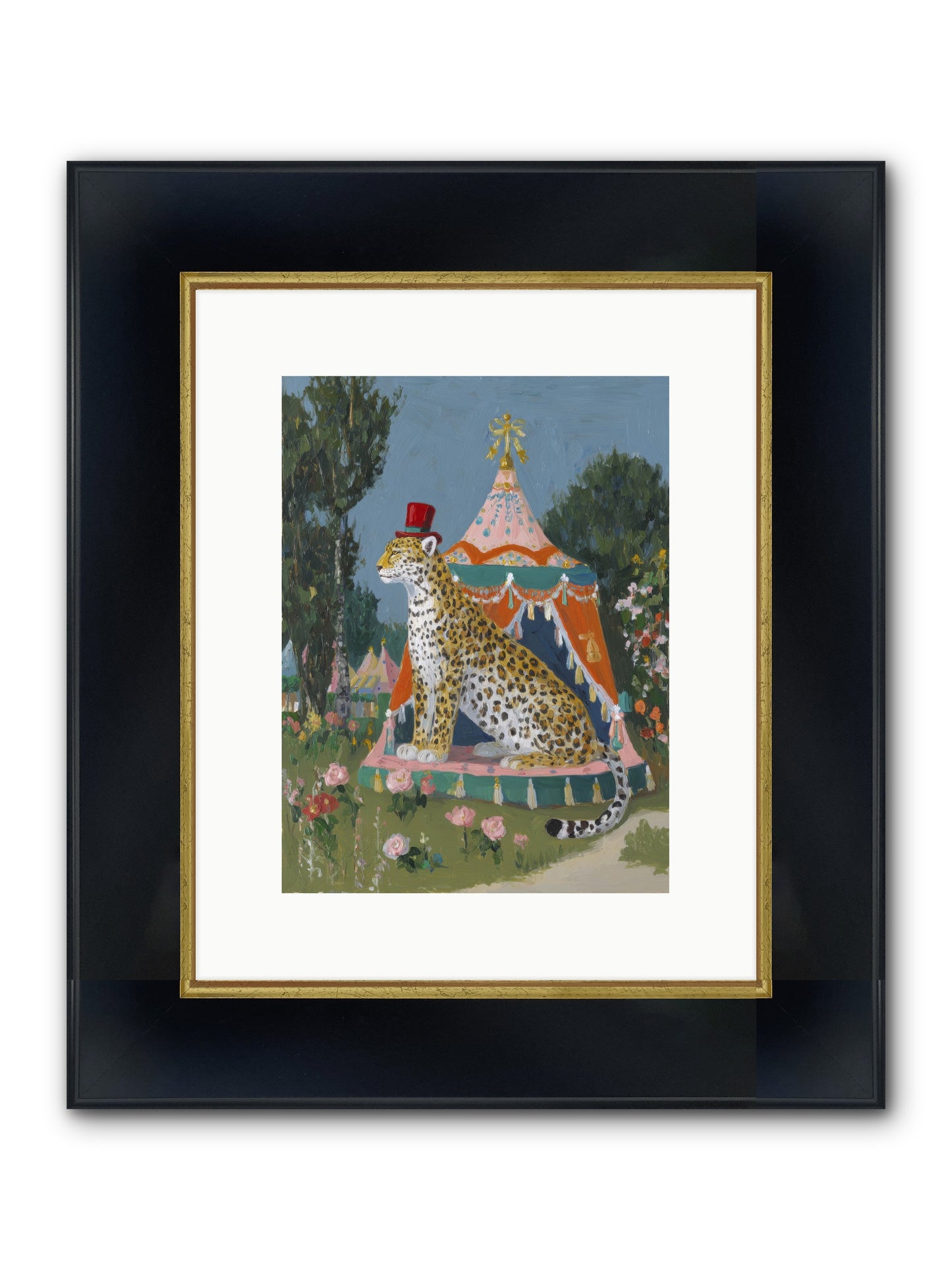 The Cherished Hour Framed Print - Wide Black w/Gold 9x12