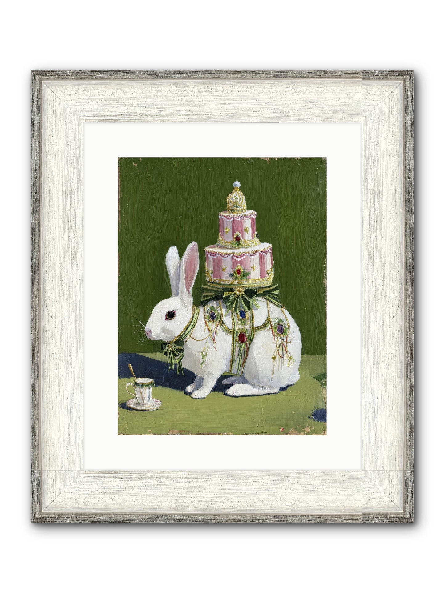 The Cherished Vision Framed Print - Driftwood White 12x16