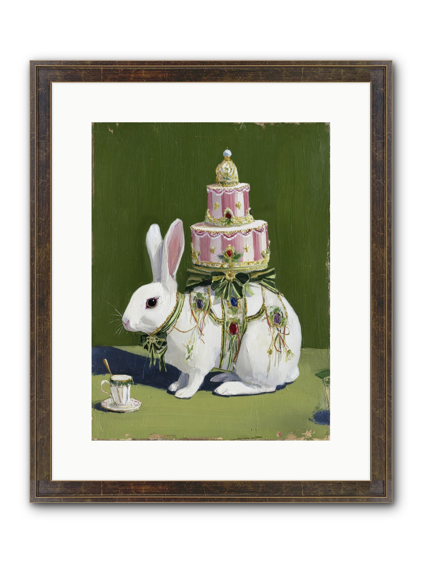 The Cherished Vision Framed Print - Slimwoods Black/Gold 12x16
