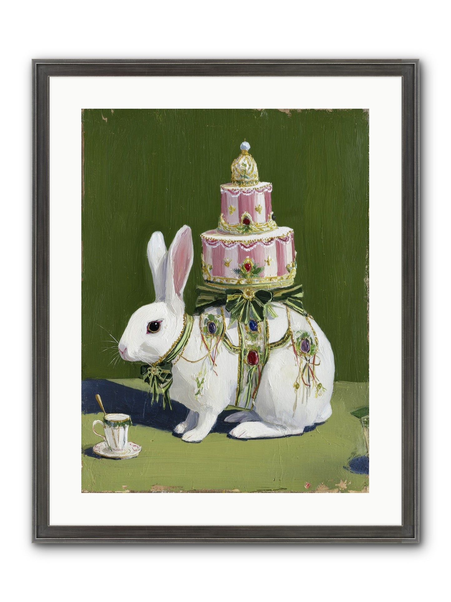 The Cherished Vision Framed Print - Slimwoods Black/Silver 18x24