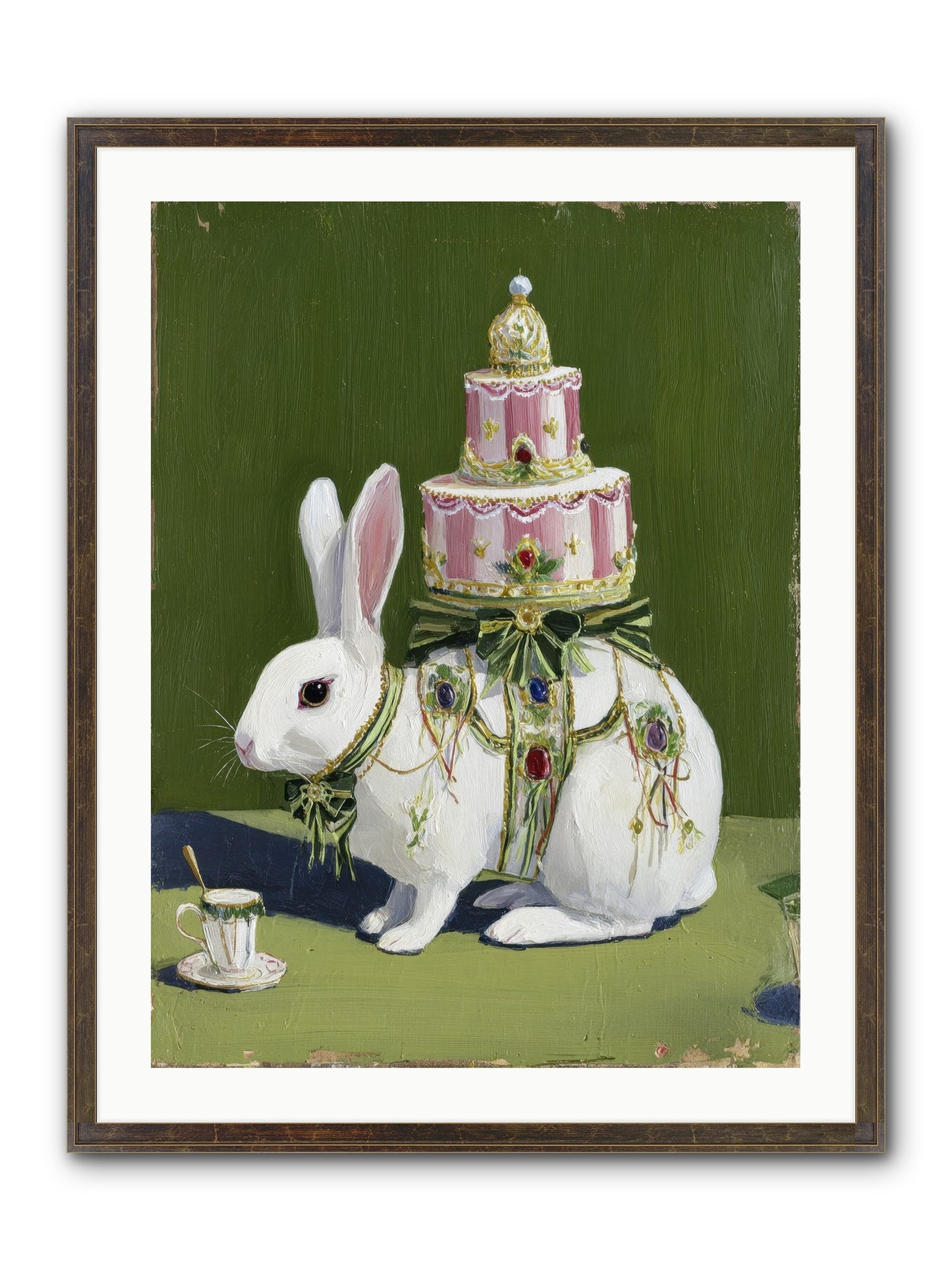The Cherished Vision Framed Print - Slimwoods Black/Gold 24x32