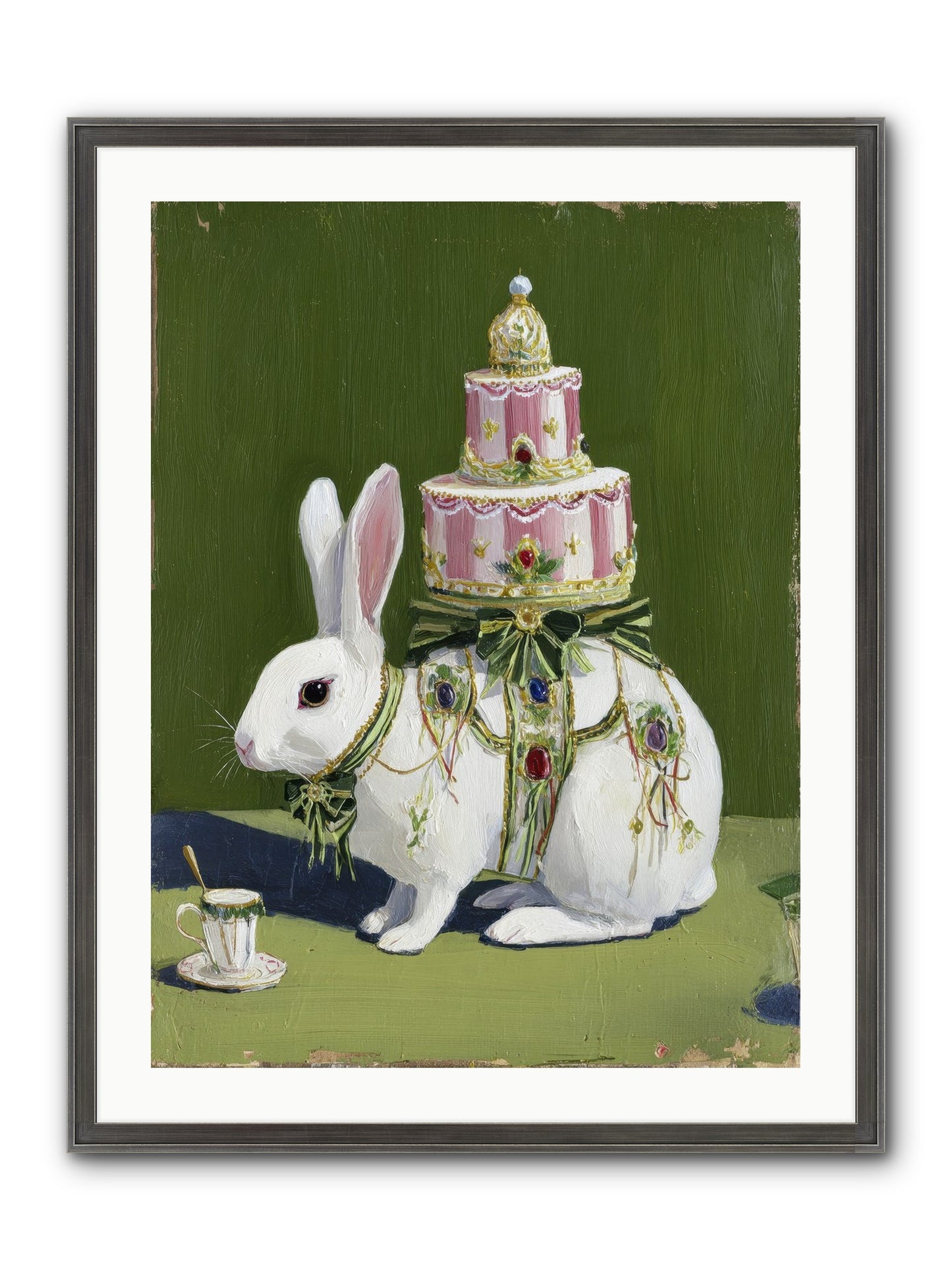 The Cherished Vision Framed Print - Slimwoods Black/Silver 24x32