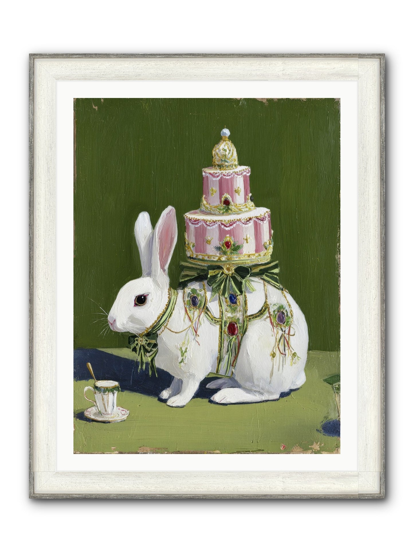 The Cherished Vision Framed Print - Driftwood White 30x40