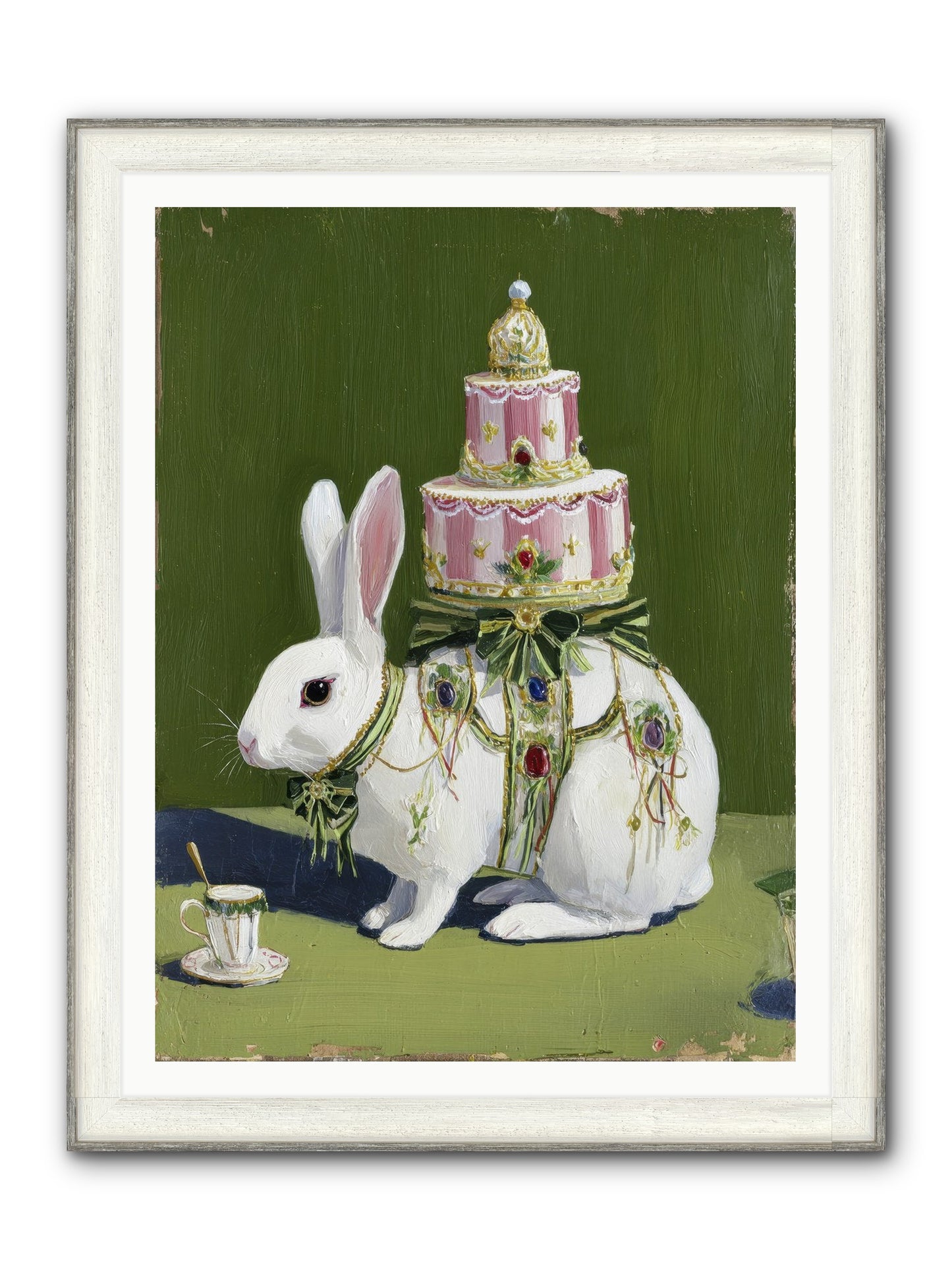 The Cherished Vision Framed Print - Driftwood White 36x48