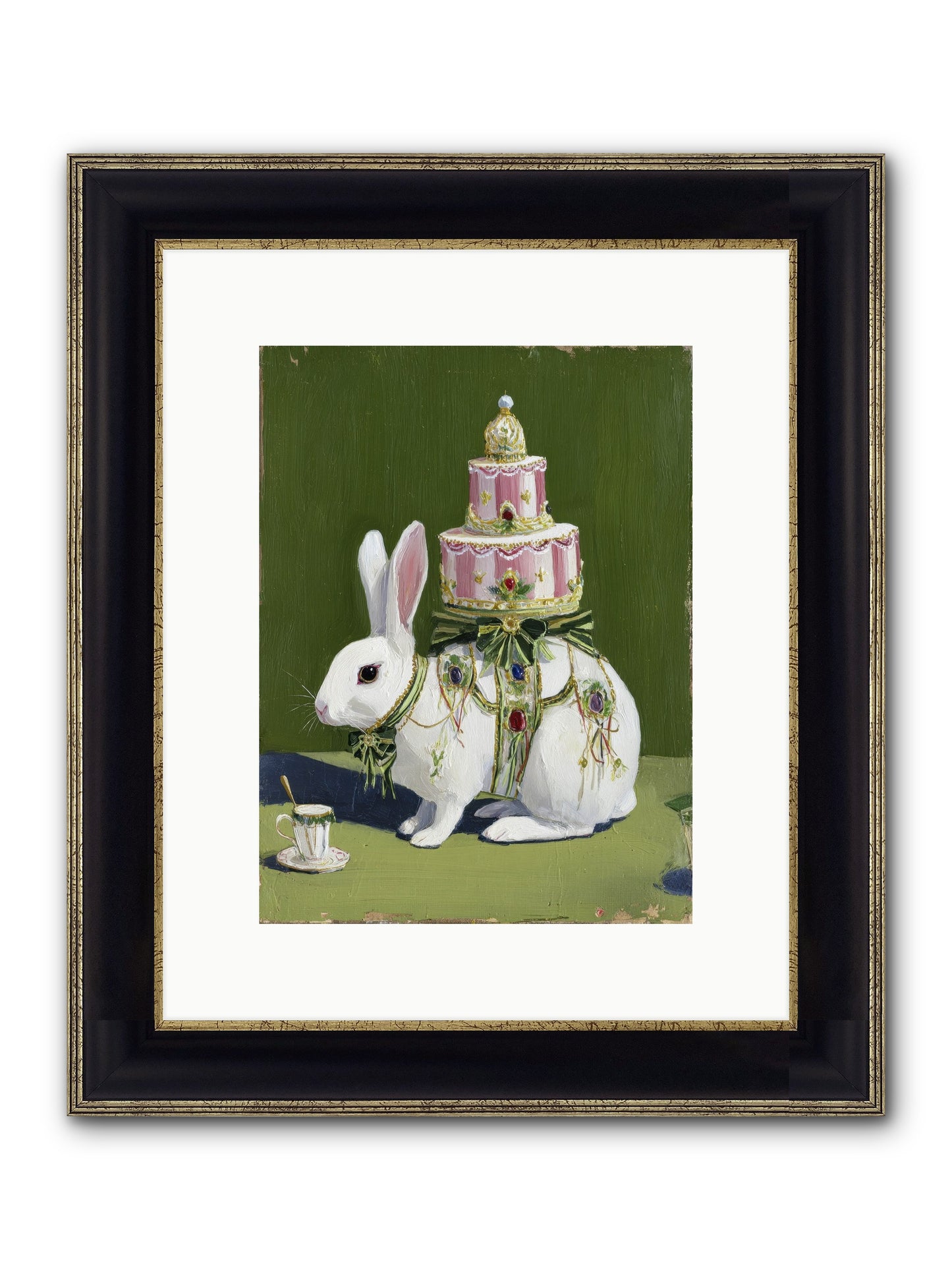 The Cherished Vision Framed Print - Black & Gold 9x12