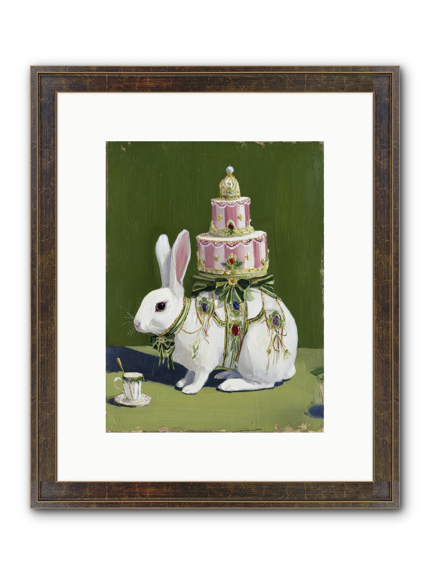 The Cherished Vision Framed Print - Slimwoods Black/Gold 9x12